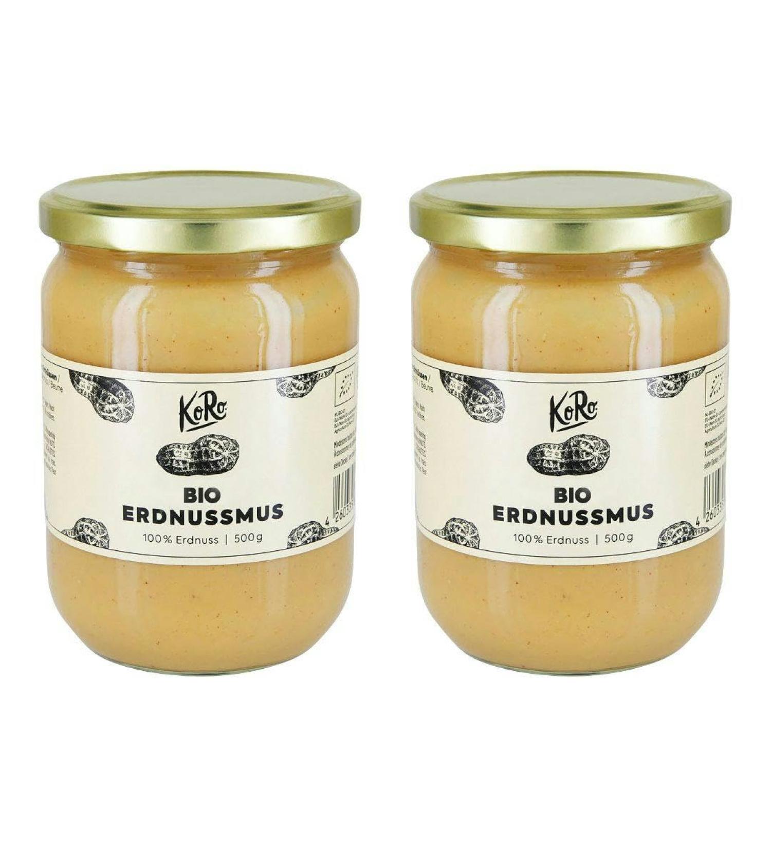 KoRo - Pur e de cacahu te bio 2 x 500 g - Qualit bio - Sans additifs - Dans un lot pratique de deux 500 g (Lot de 2) - Buy Online on GoSupps.com