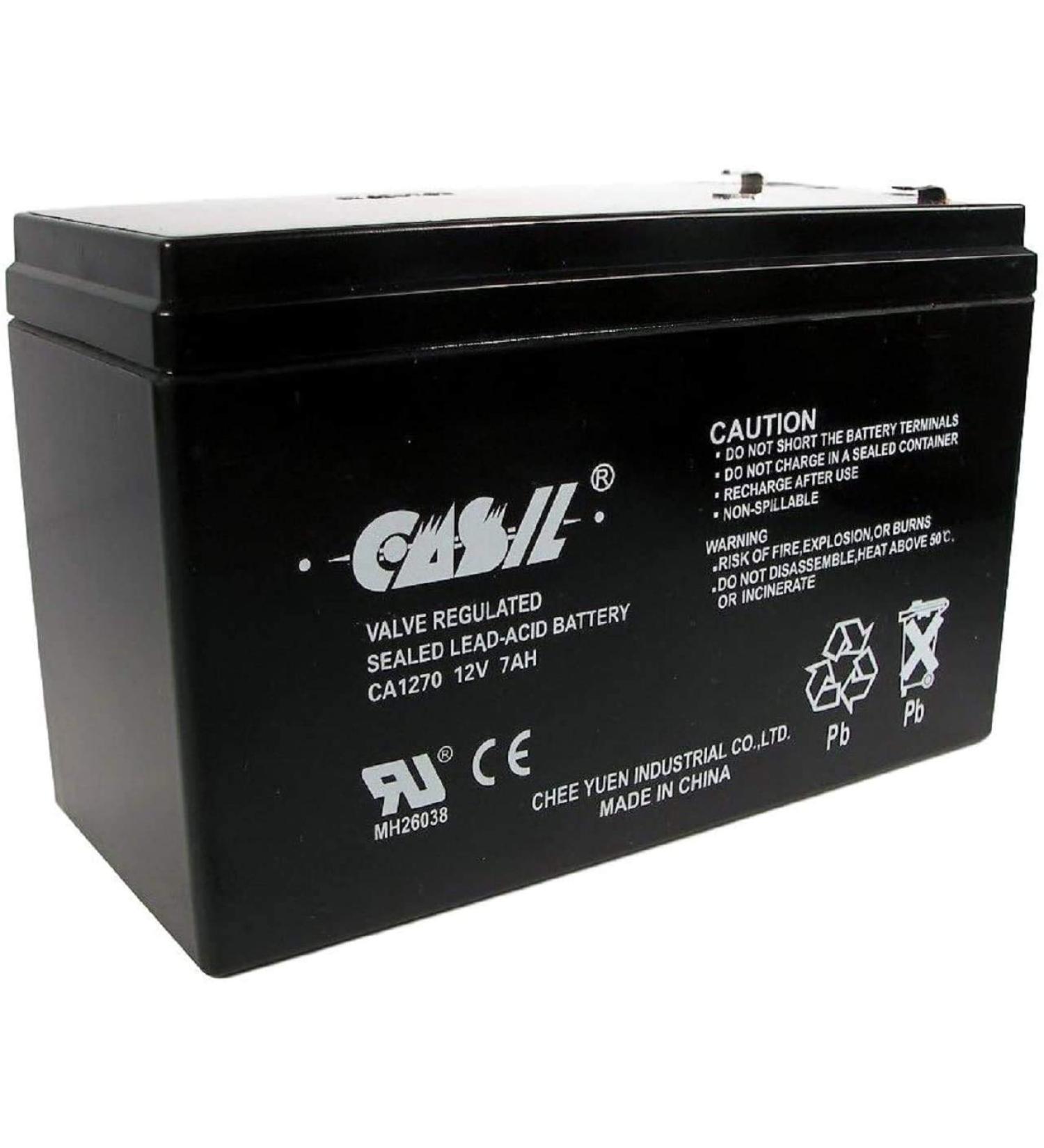 Casil 12V 7Ah Replacement Battery - Compatible with Sunbright Tripp Lite & More - International Shipping Available - Buy Online on GoSupps.com