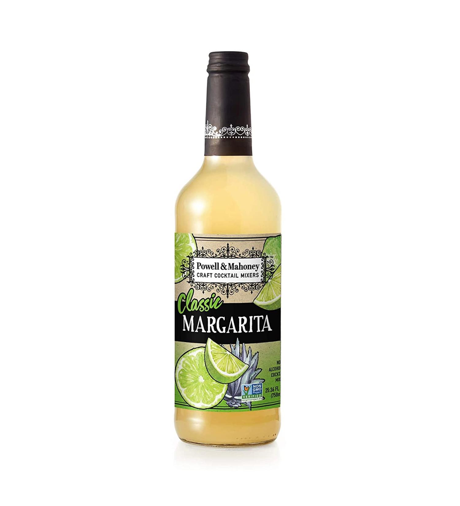 Powell & Mahoney Classic Margarita Craft Cocktail Mixer - 25.36 oz - Non-GMO, Free from Artificial Sweeteners and Flavors - Buy Online on GoSupps.com