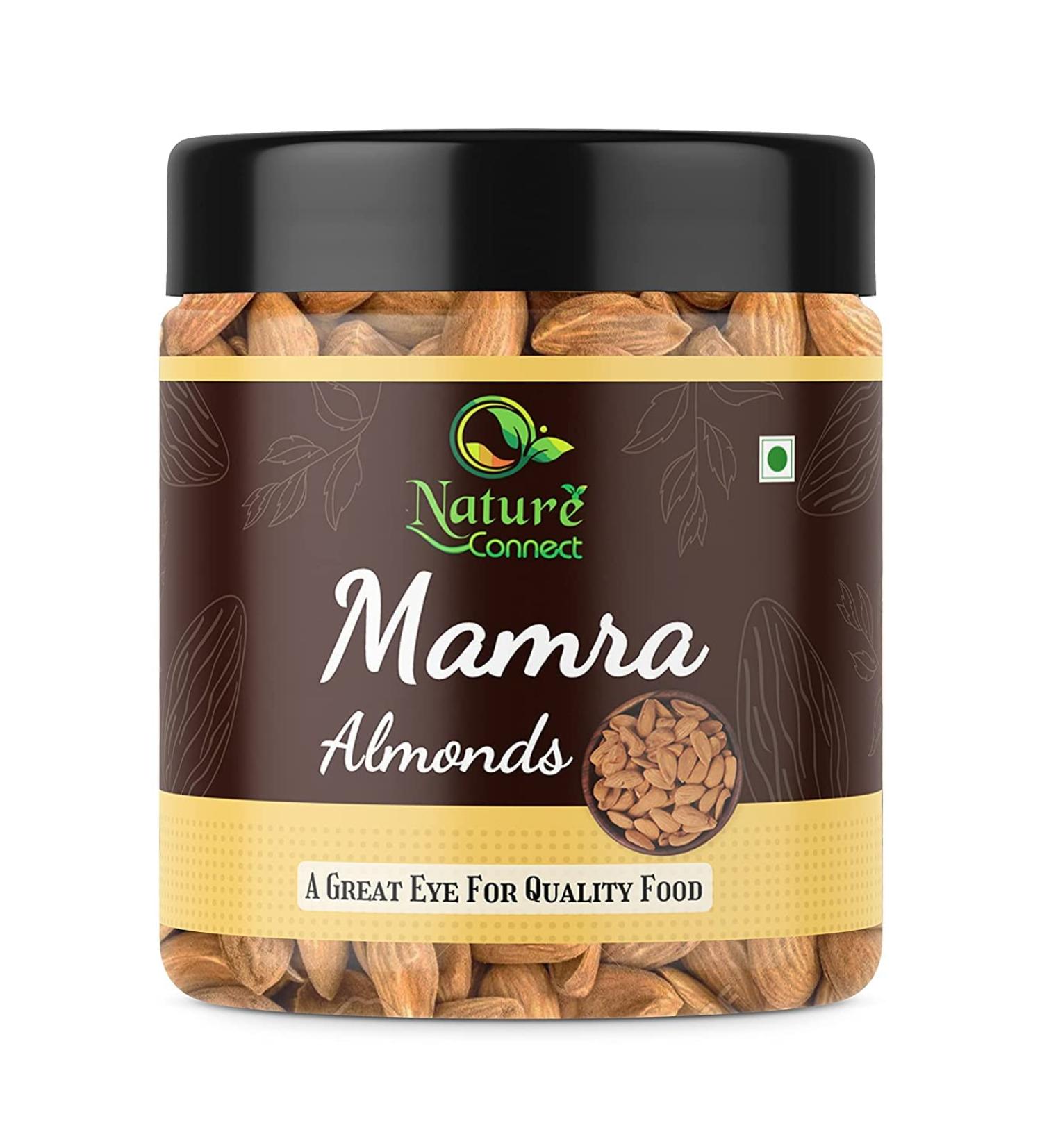 Nature Connect Mamra Giri Almonds - & Bold Size Bidam Rich in Oil 250 gms More Nutritious Mamra Badam_Packing May Vary - Buy Online on GoSupps.com