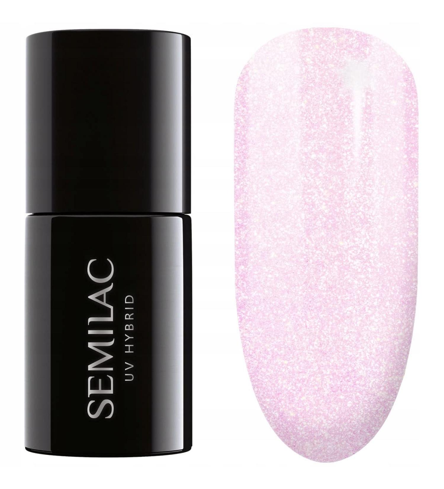 SEMILAC 390 Spark of Bare Love Nail UV Gel Polish | Long Lasting and Easy to Apply | Soak off UV/Led | Perfect for Home and Professional Manicure and Pedicure 7 ml - Buy Online on GoSupps.com