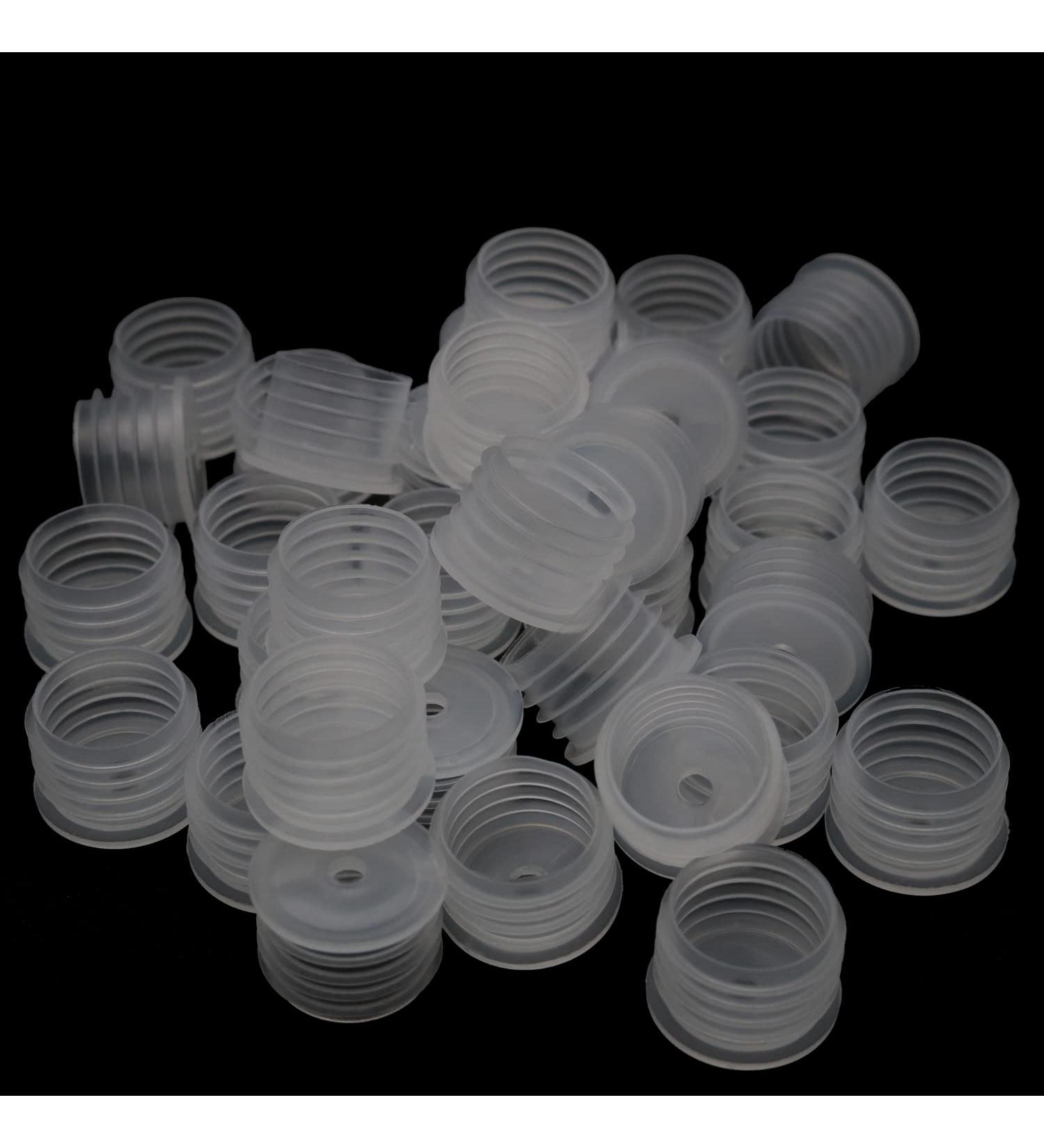 YHXiXi 21mm Bottle Adapter - 50PCS Dosing Adaptor for Syringe and Oral Dispensers - Buy Online on GoSupps.com