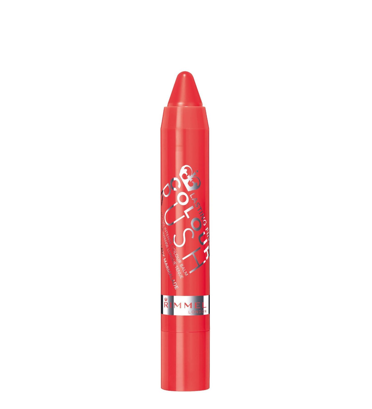 Rimmel Lasting Finish Colour Rush Lip Color Balm Lady Marmalade 0.095 Fluid Ounce