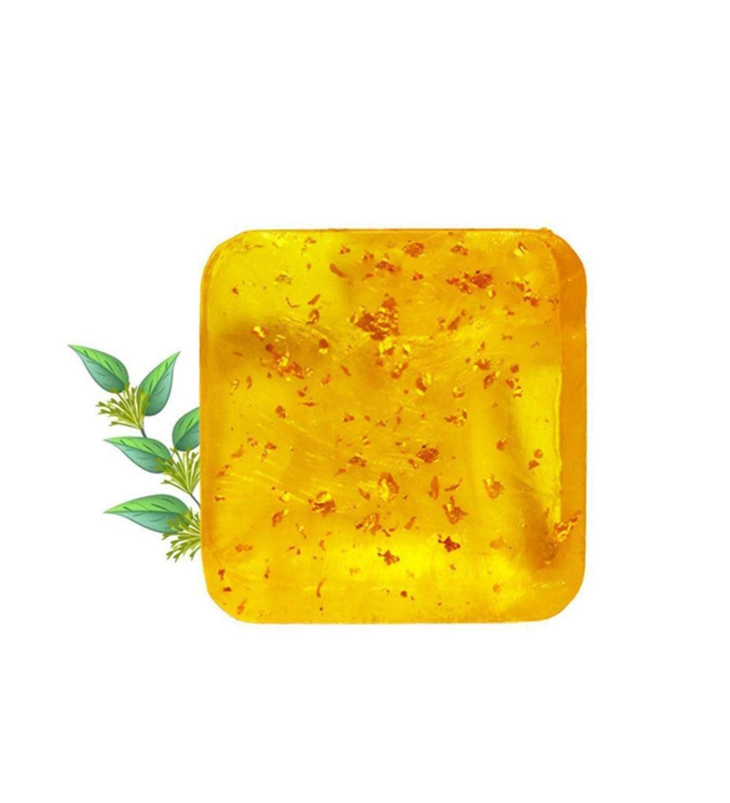 meowko 120g Osmanthus Gold Leaf Soap Face Body Wash Deep Cleanser Care Skin Soap Oil Moisturizing Effective Active Essential Whiten Osmanthus fragrans - Buy Online on GoSupps.com