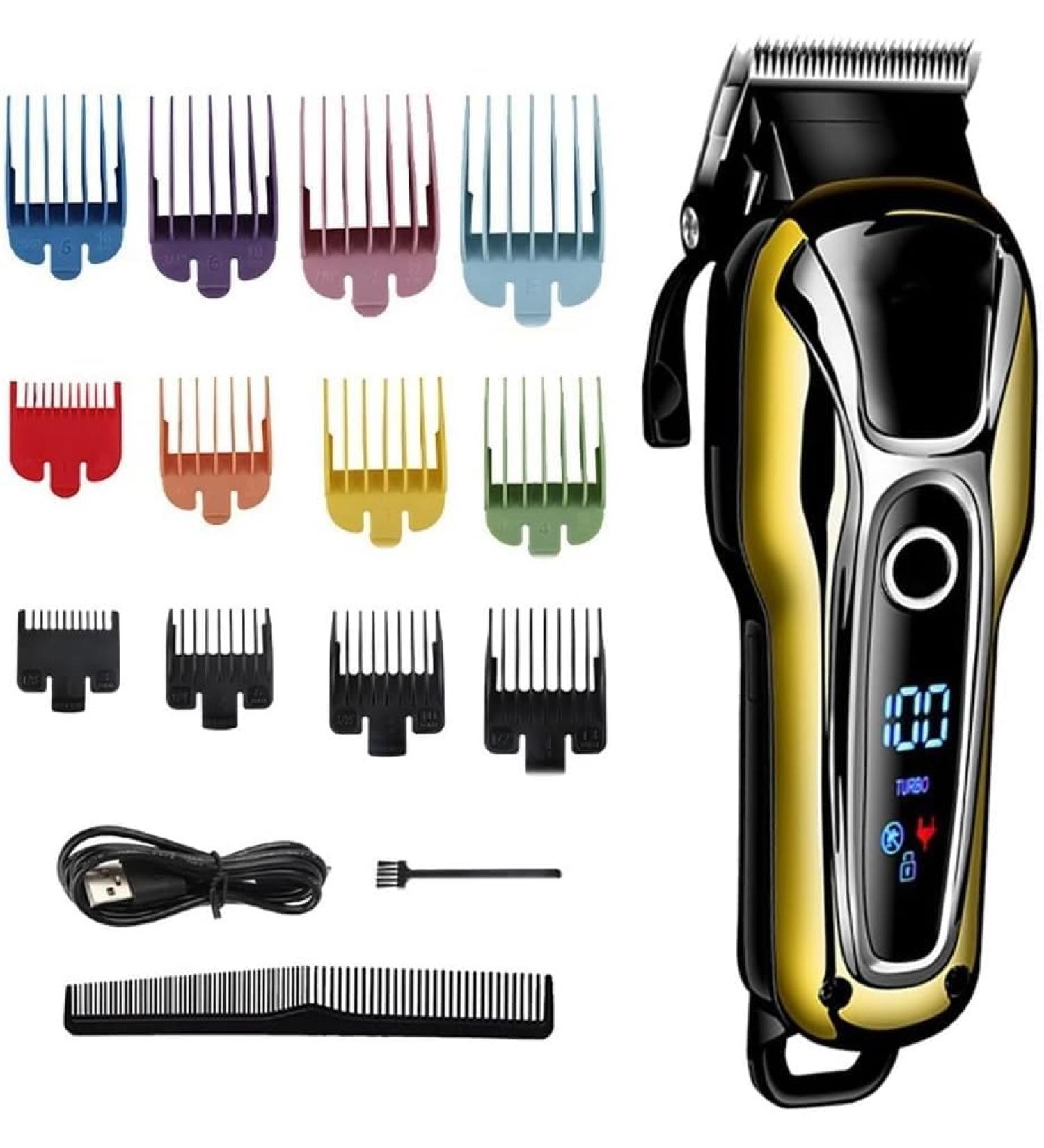 Pro Hair Clipper - Rechargeable Electric Trimmer for Men | Professional Quality Hair Clipper - Buy Online on GoSupps.com
