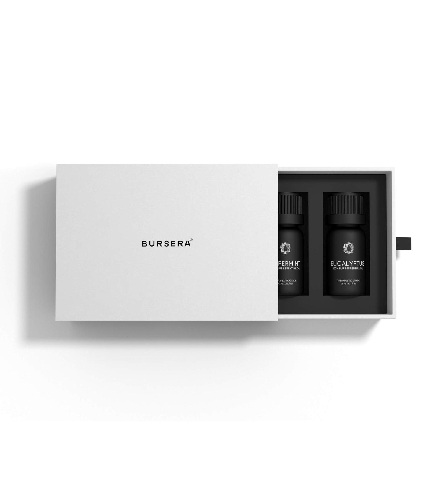 Bursera Essentials: 100% Pure Essential Oils Gift Set (Lavender Peppermint Eucalyptus) - Tree Planted with Every Order - 3x10ml Undiluted High-Grade Oils for Diffusers - Buy Online on GoSupps.com