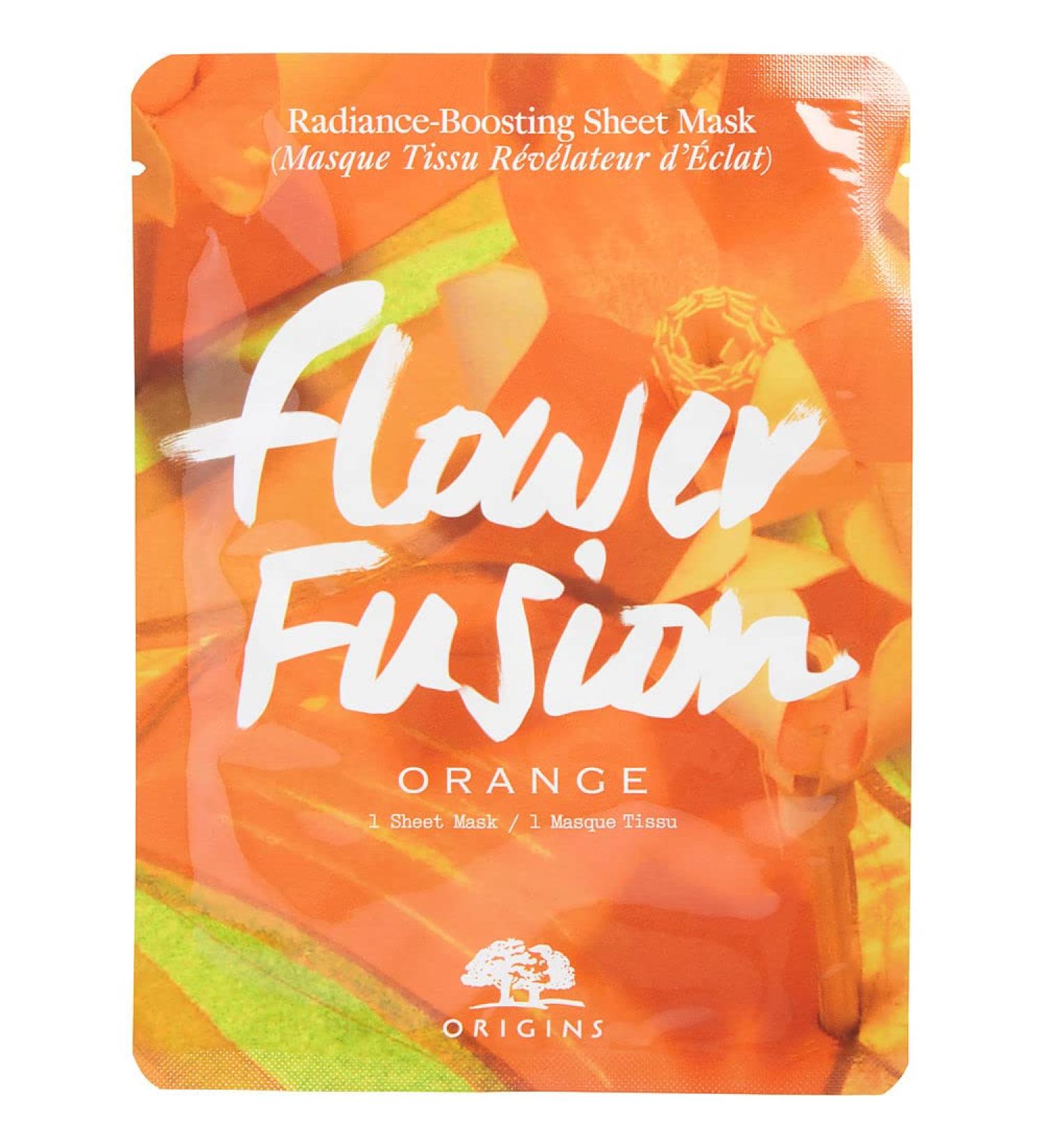 Origins Flower Fusion Orange Radiance-Boosting Sheet Mask