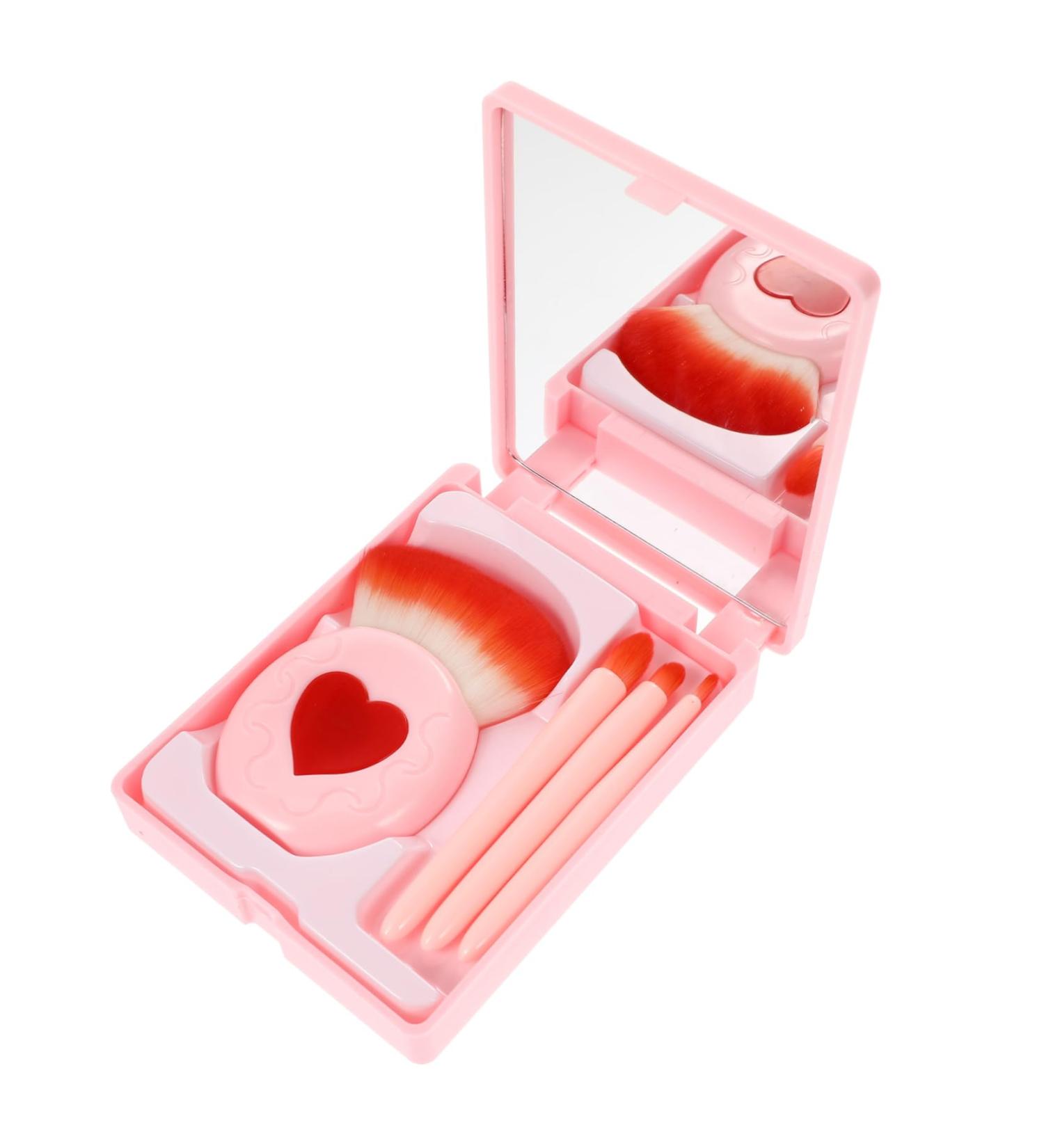 MAGICLULU 2 Boxes Makeup Brush Set And Concealer Brush Lip Gloss Containers Woman Cosmetic Brush Braces Kit Mini Containers Mini Blush Min Eyeshadow Mirror Box Plastic Abs Cosmetics Travel - Buy Online on GoSupps.com