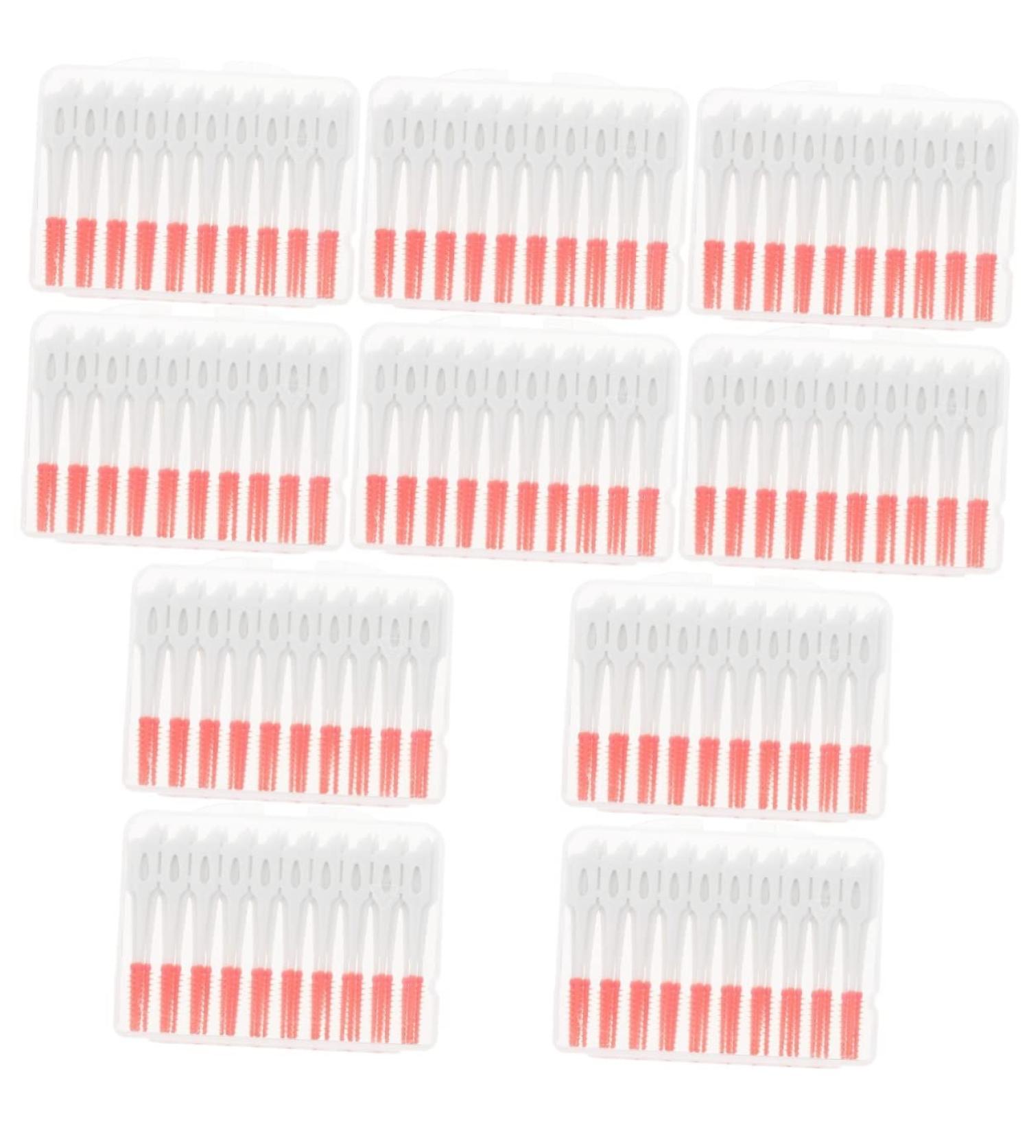 Beaupretty 400 STK Interdental Brushes - Dental Tooth Cleaning Tools for Braces - Portable Oral Care | Orange (5 Pack) - Buy Online on GoSupps.com