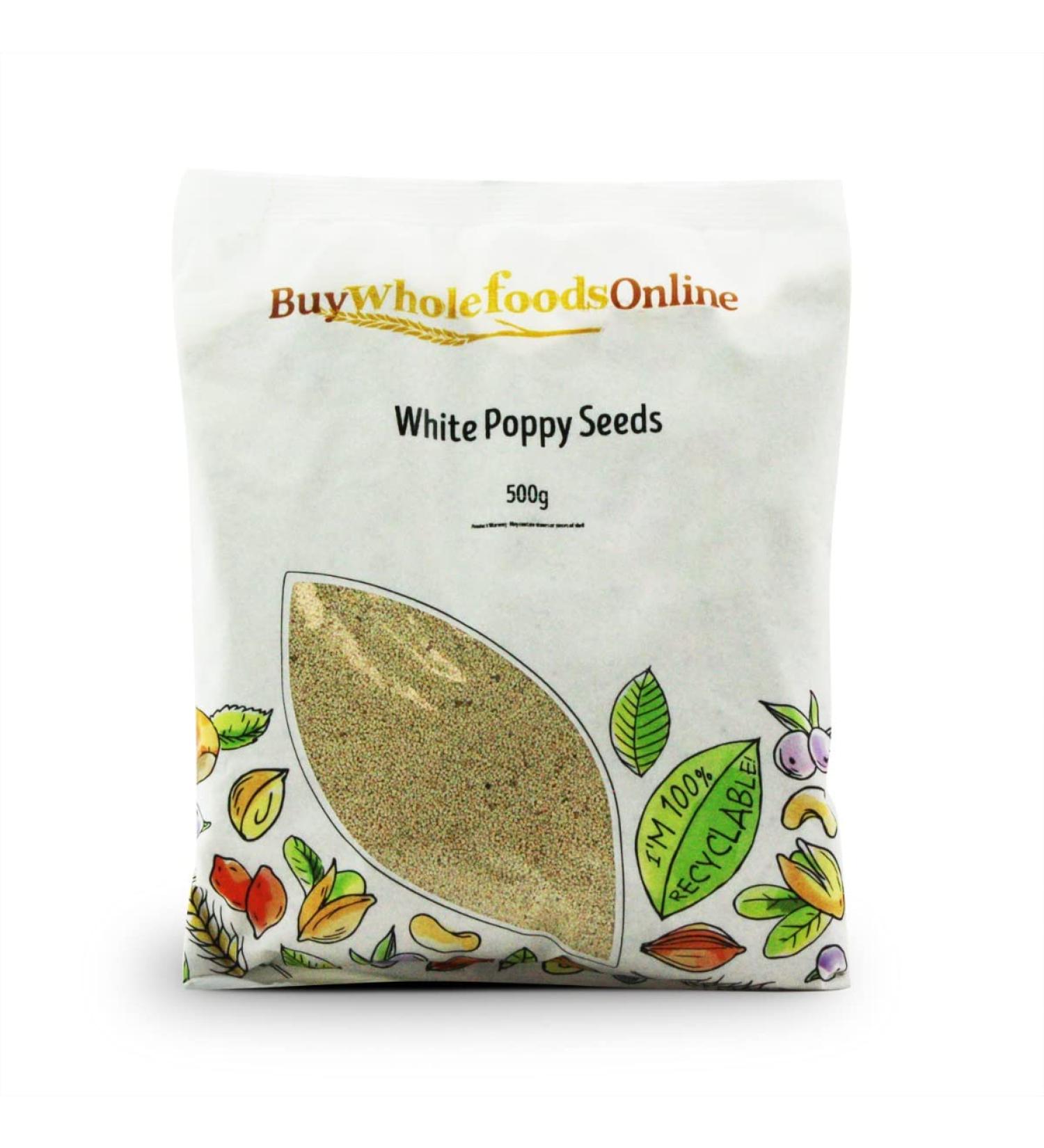 Poppy Seeds - White 500g (BWFO)