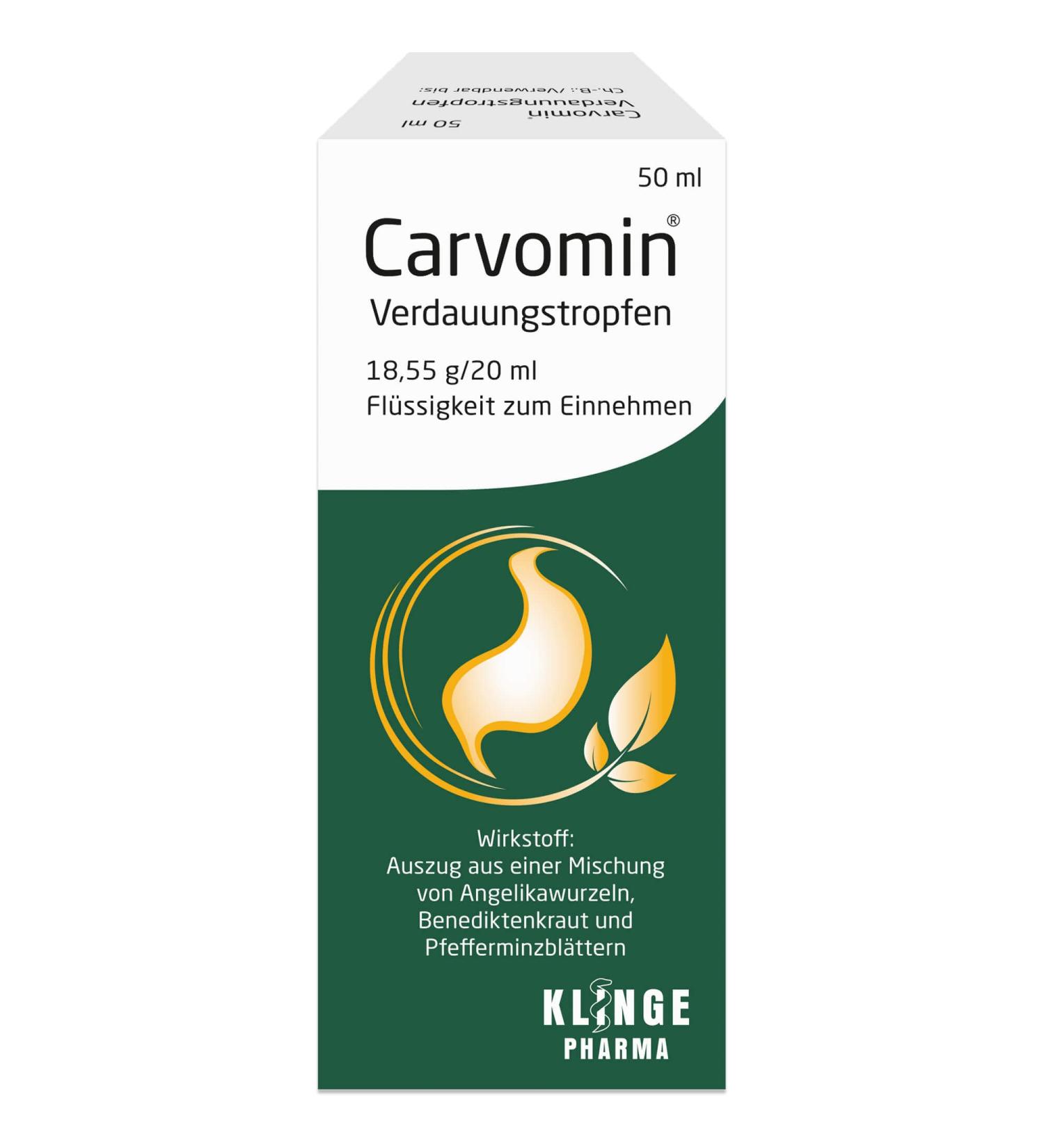 Carvomin Digestive Drops 50ml - Natural Solution for Digestive Health | Fast International Shipping - Buy Online on GoSupps.com