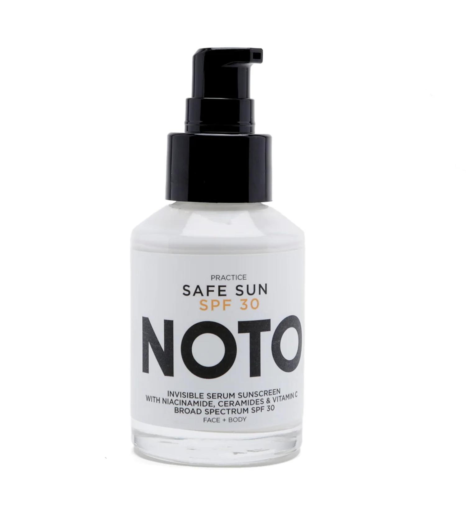 NOTO Botanics Safe Sun SPF 30 - Clean & Natural Sunscreen (2 fl oz) | Non-Toxic Beauty for All Skin Types - Buy Online on GoSupps.com