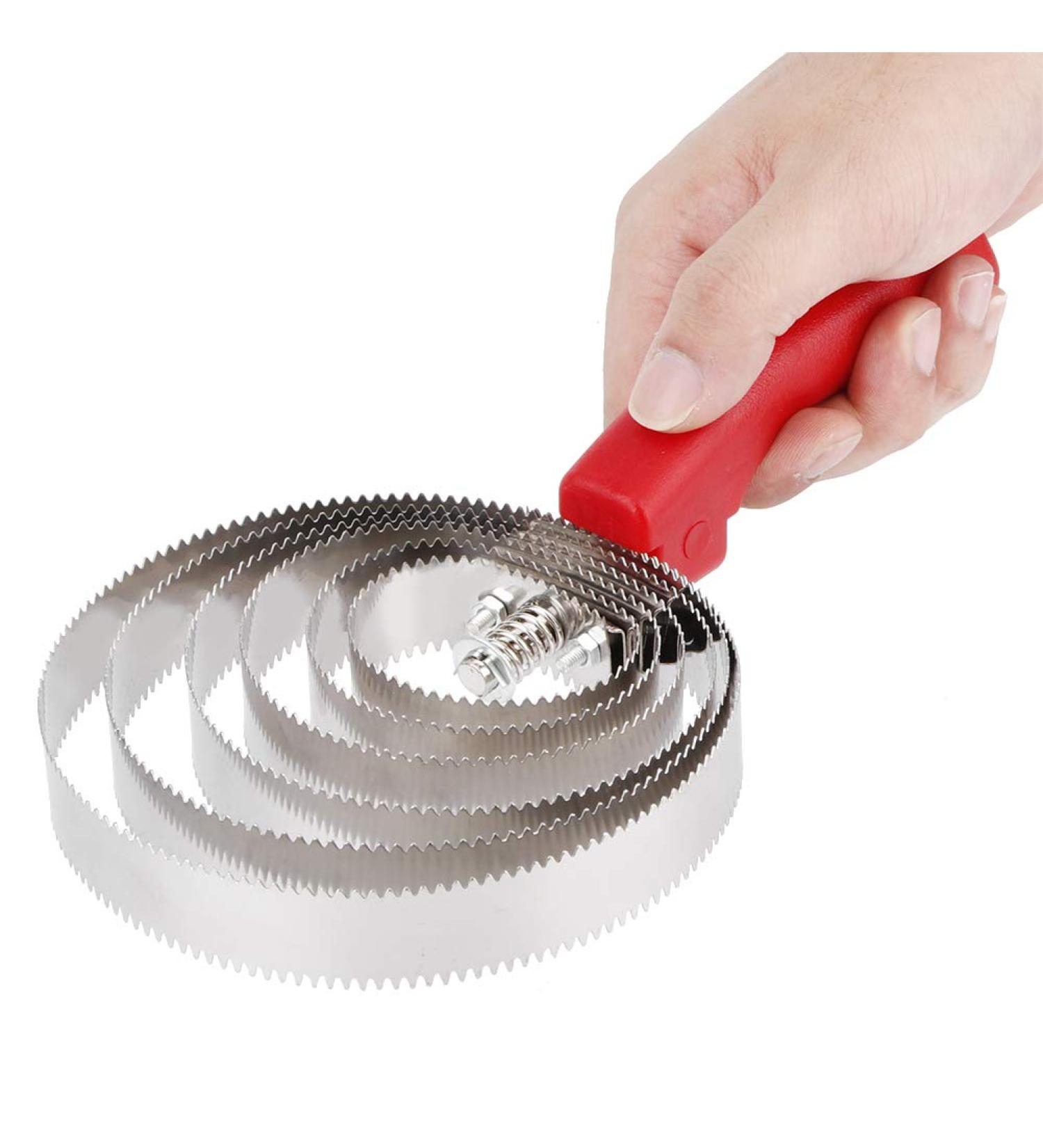 Horse Brush Reversible Stainless Steel Curry Comb Shedding Brush with Soft Hand Grip for Livestock Grooming - Buy Online on GoSupps.com