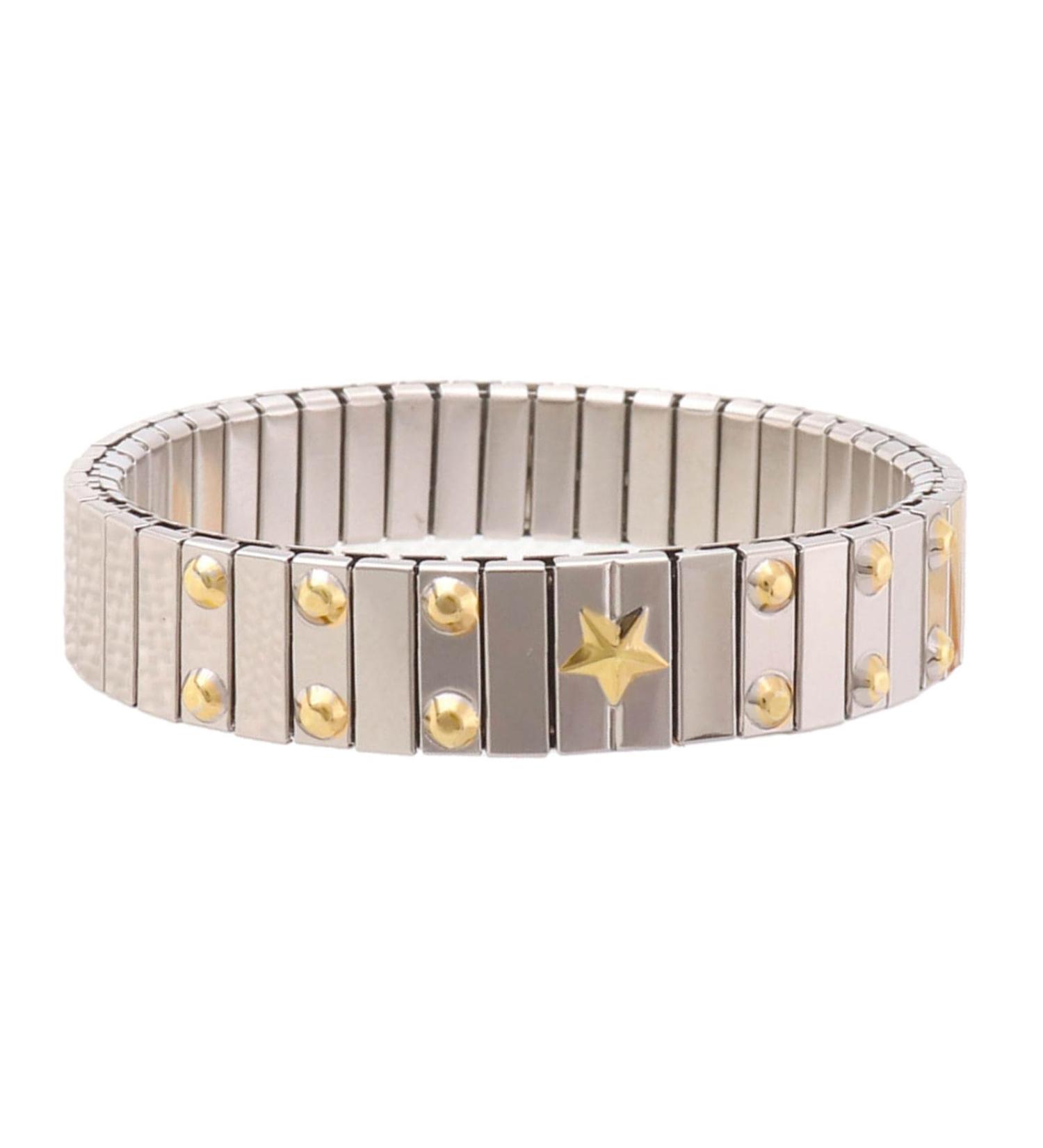 OralGos Rhinestone Stretch Bracelets - Sparkling Tennis Bangles & Stainless Steel Stackable Jewelry - Buy Online on GoSupps.com