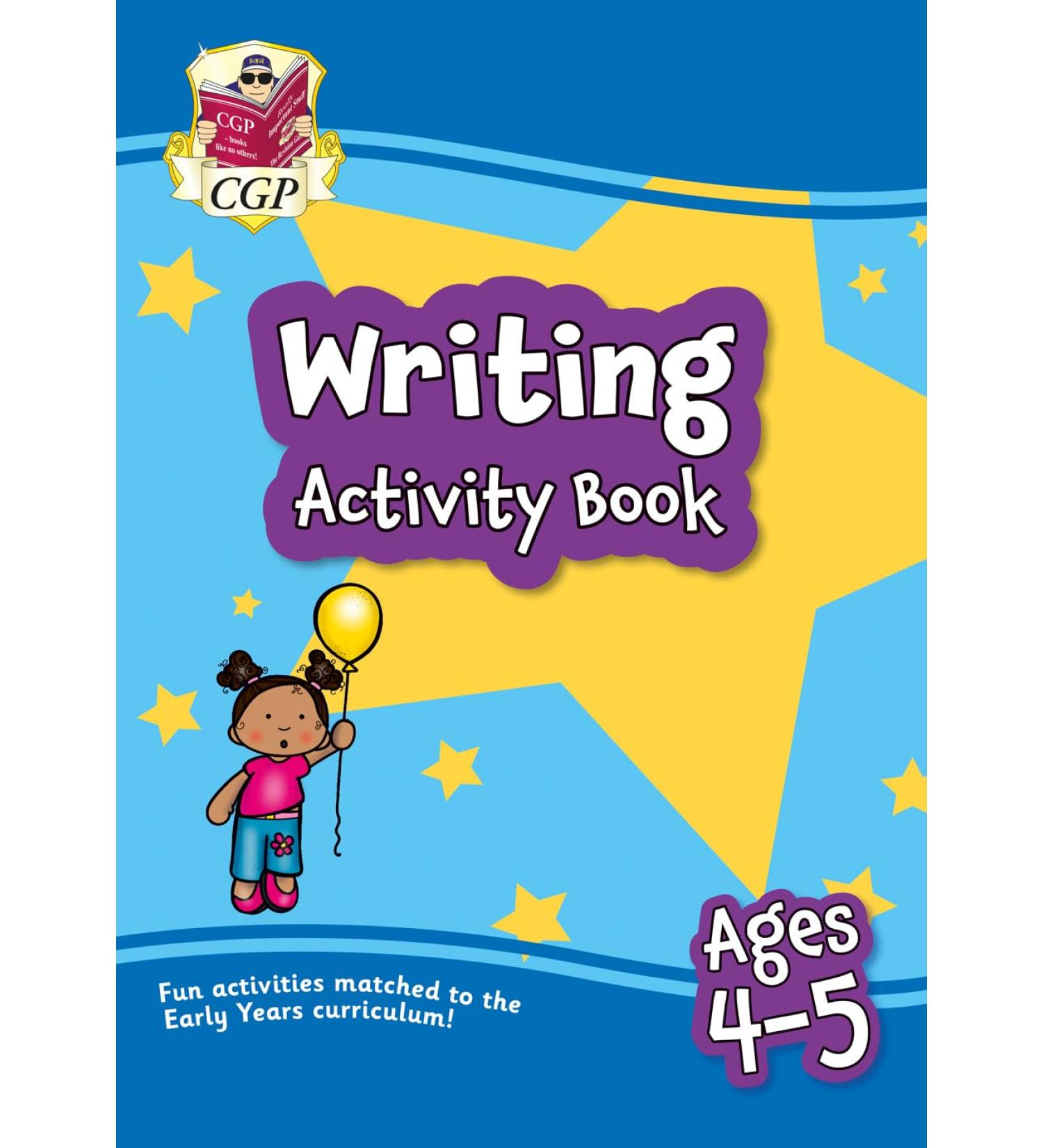 Writing Activity Book for Ages 4-5 | CGP Reception Activities | International Shipping - Buy Online on GoSupps.com