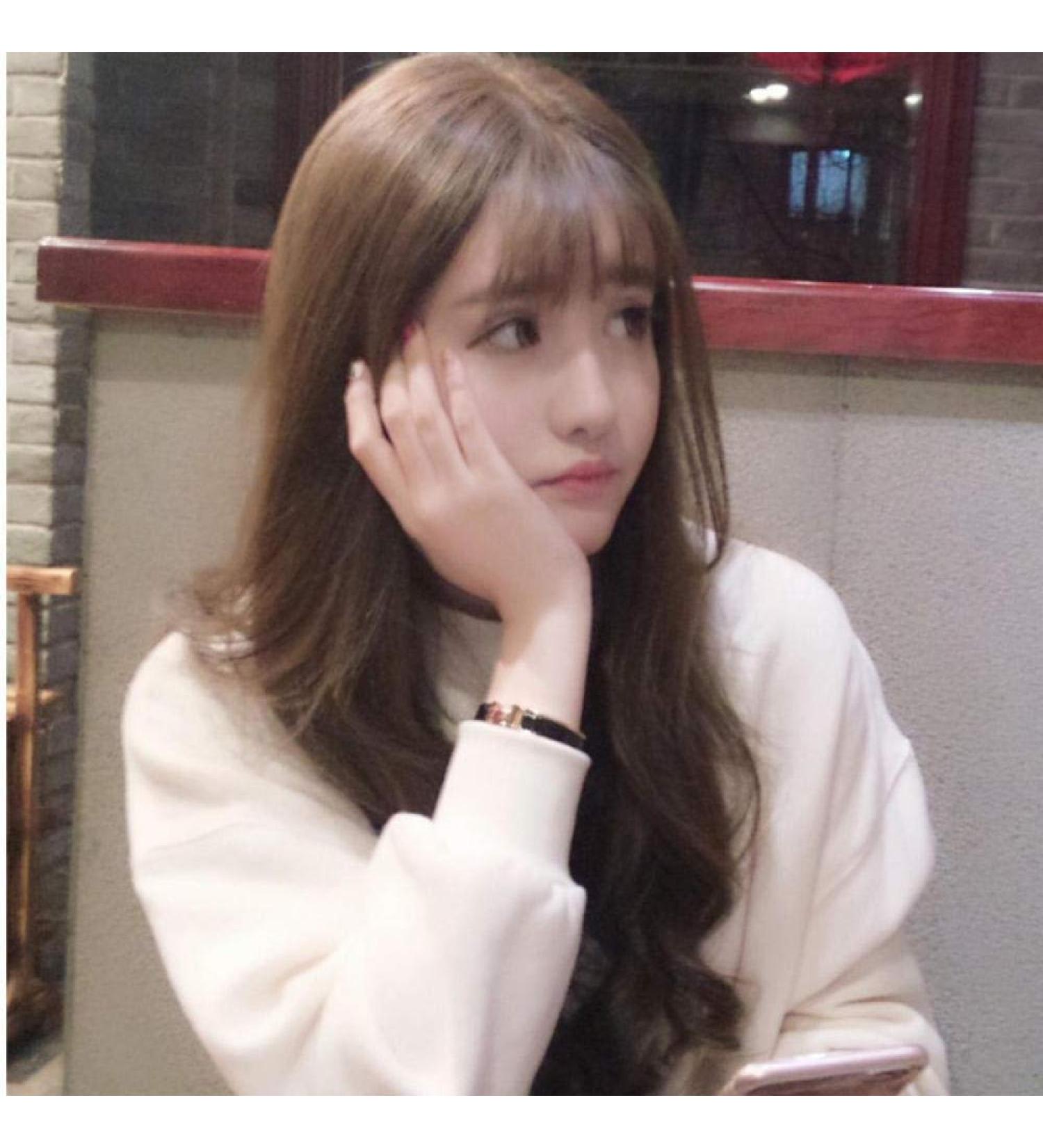 Shop Realistic Long Curly Wig with Bangs - Dark Brown Big Wave Hairstyle for Women | International Shipping Available - Buy Online on GoSupps.com