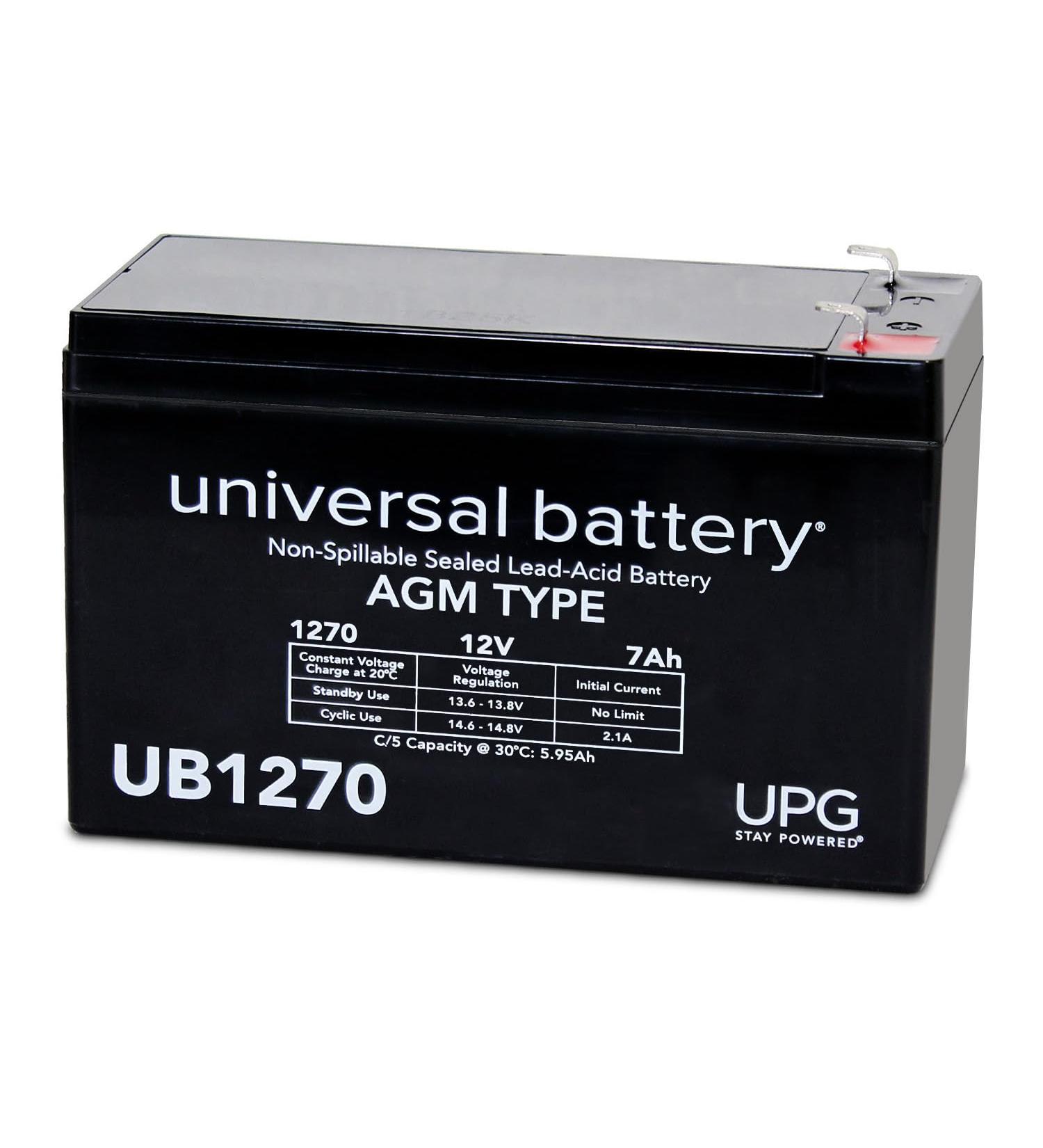 Universal Power Group UPG UB1270 12V 7AH SLA Battery - Reliable Performance for All Applications | Fast International Shipping - Buy Online on GoSupps.com