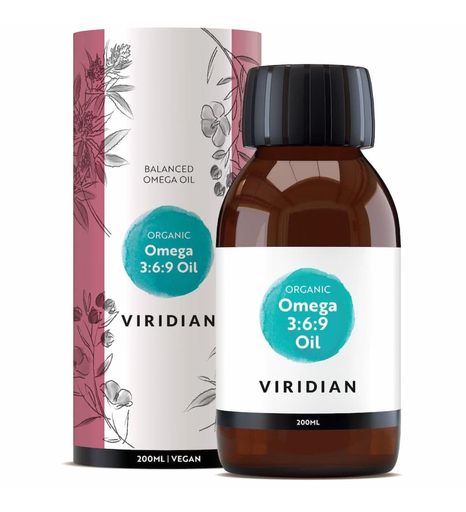 Viridian 100% Organic Omega 3:6:9 Oil - 200ml