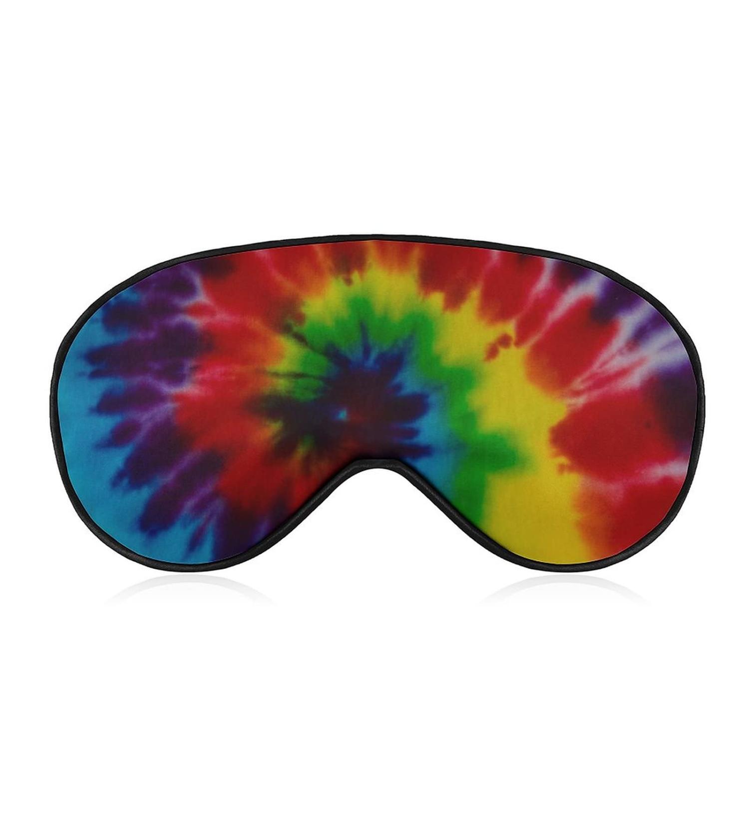 Colorful Tie Dye Sleep Mask for Women | Adjustable Eye Shades with Elastic Strap - Best Sleep Accessories - Buy Online on GoSupps.com