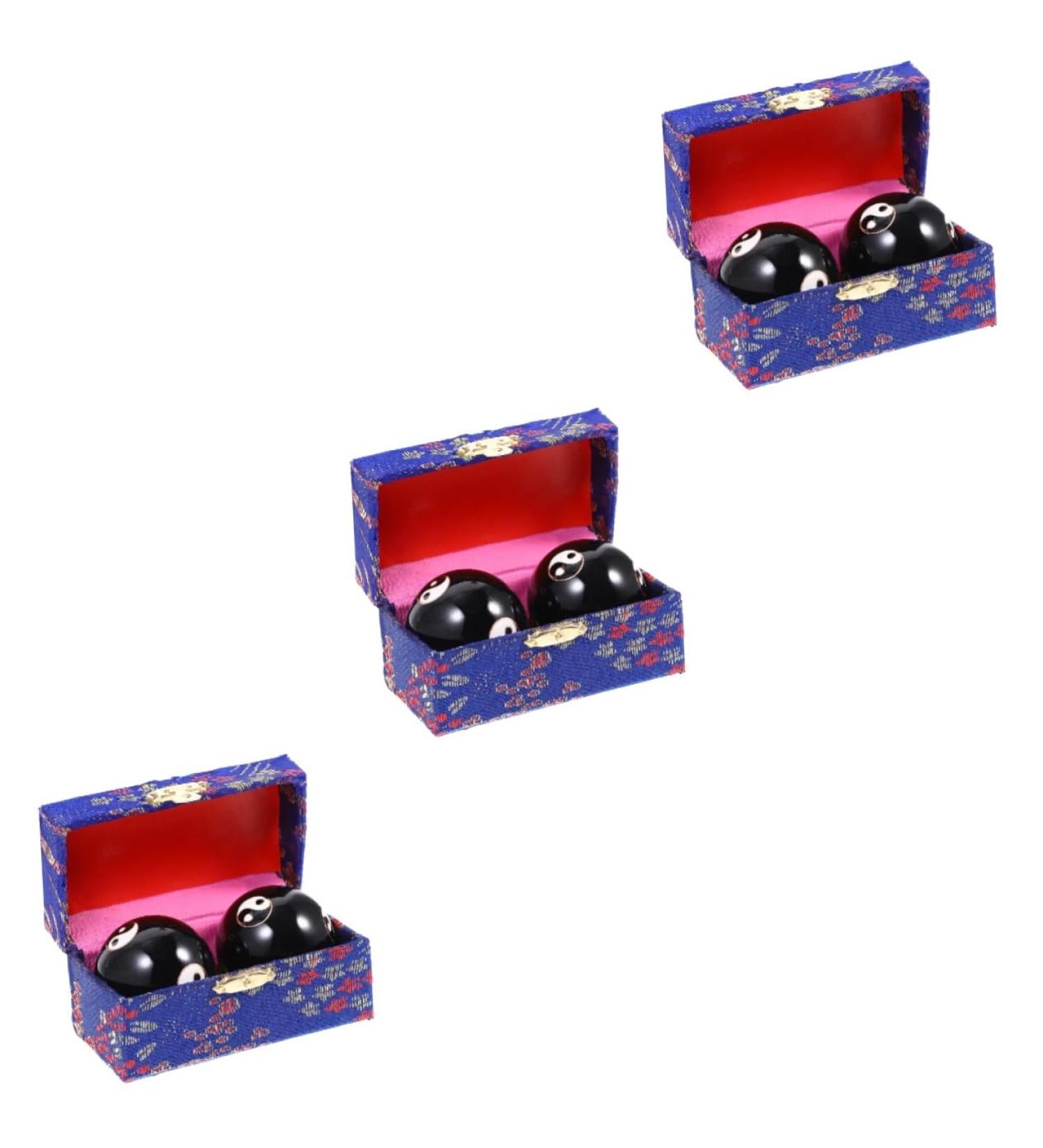 Shop Gatuida 6-StK Metal Meditation Massage Balls - Hand Massage Device for Relaxation & Wellness - Buy Online on GoSupps.com