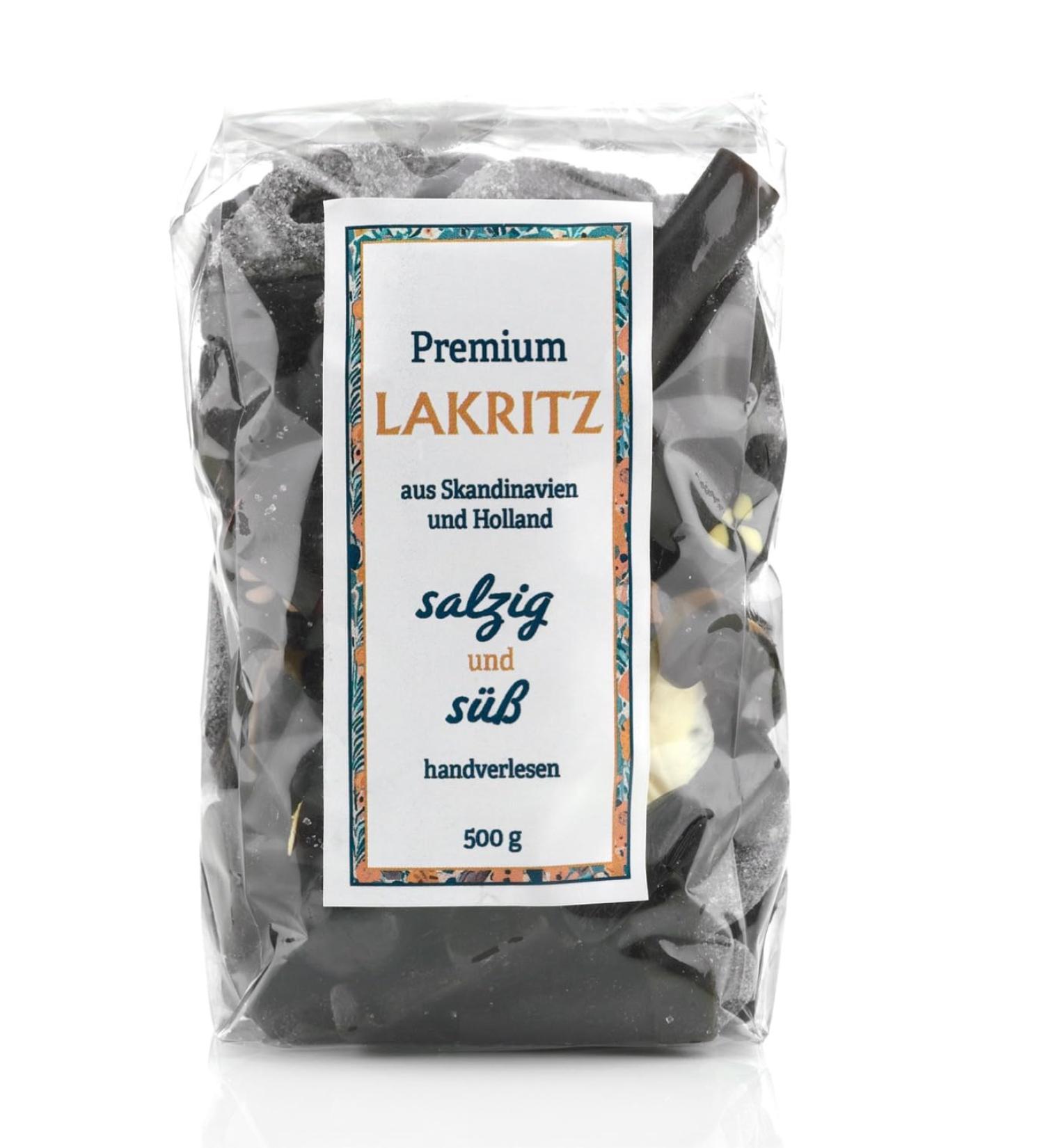  FRANCK ET OLIVIER Premium Licorice Mix 500g - Hand Selected Liquorice Specialties from Scandinavia and Holland - Sweet and Savoury Mix - Gift or Enjoy Yourself - Buy Online on GoSupps.com