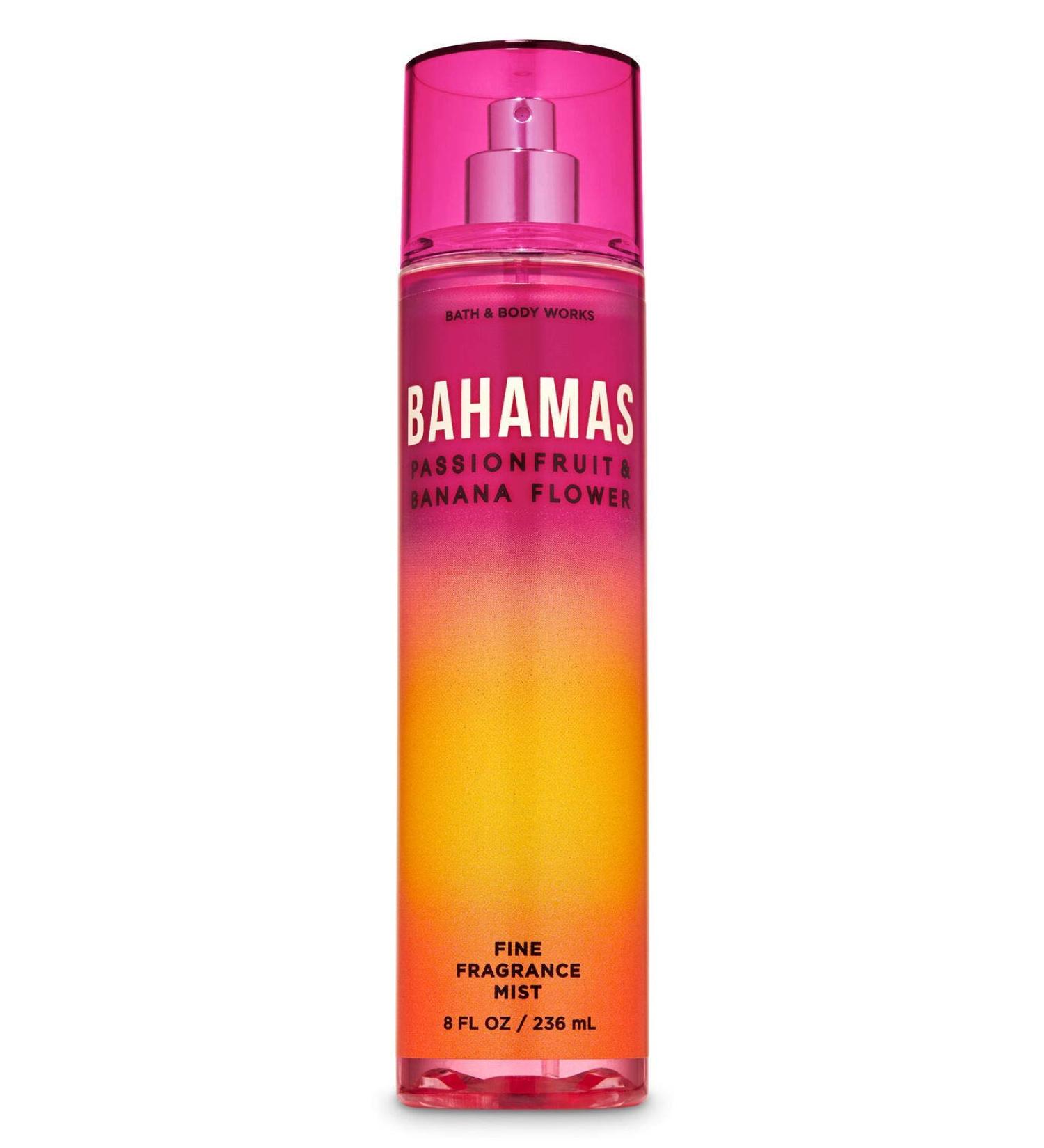 Bath and Body Works BAHAMAS - PASSIONFRUIT & BANANA FLOWER Fine Fragrance Mist 8 Fluid Ounce (2020 Edition)