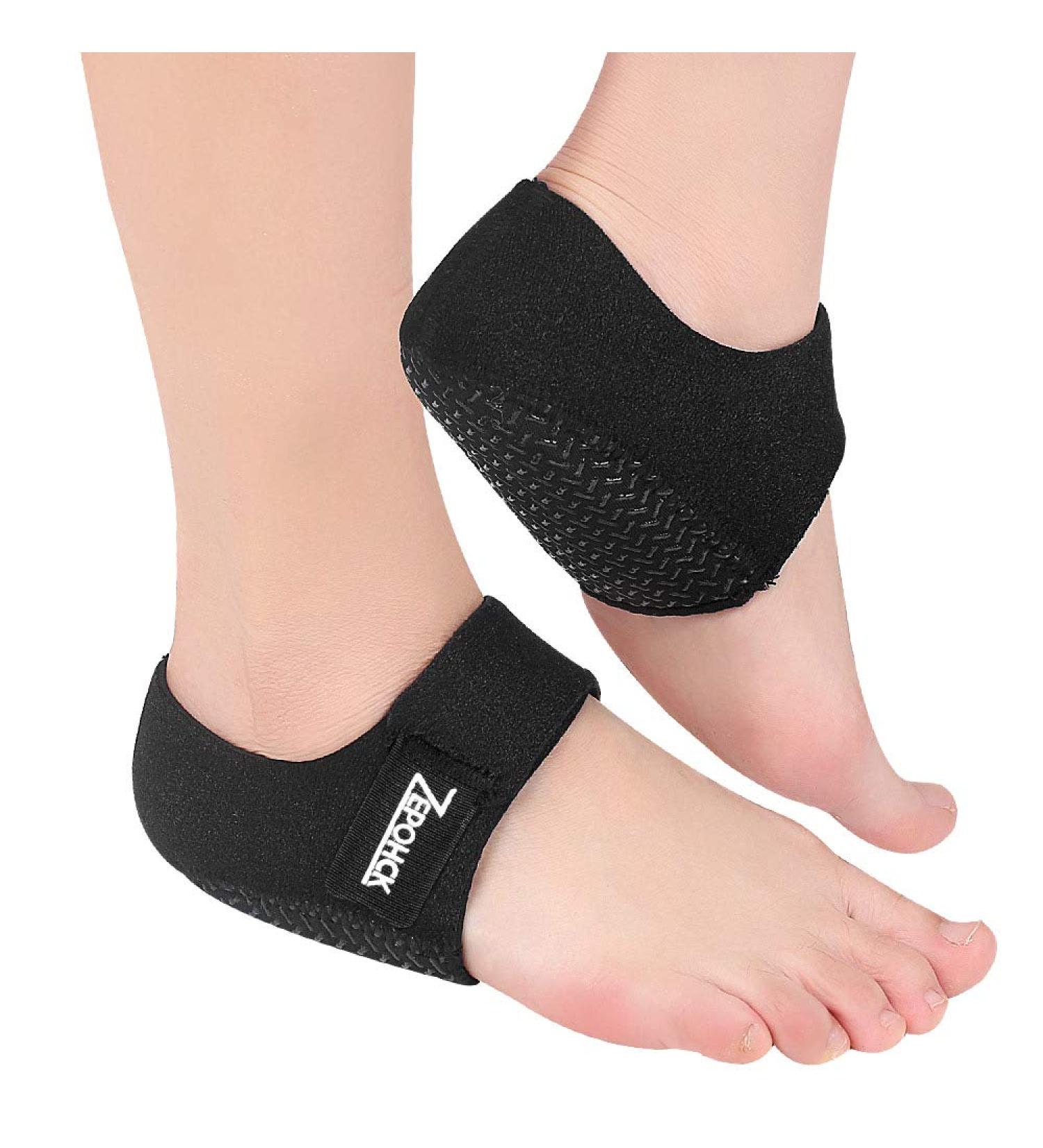 ZEPOHCK Heel Cushions - Plantar Fasciitis Heel Pads for Achilles Heel Pain Relief (Large) - Buy Online on GoSupps.com