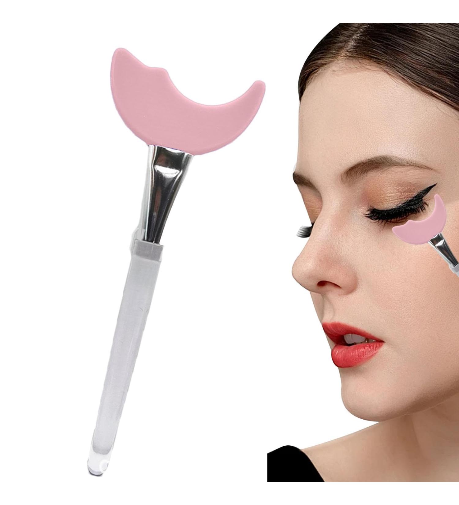 Eye Makeup Auxiliary Artifact - Lash Guard Makeup Tool Makeup Tools For Eyes | Reusable Eye Template Eyelash Tools Eyebrow Stencils Makeup Tools Reusable Silicone For Beginners 6.18x2.24x0.39in pink - Buy Online on GoSupps.com