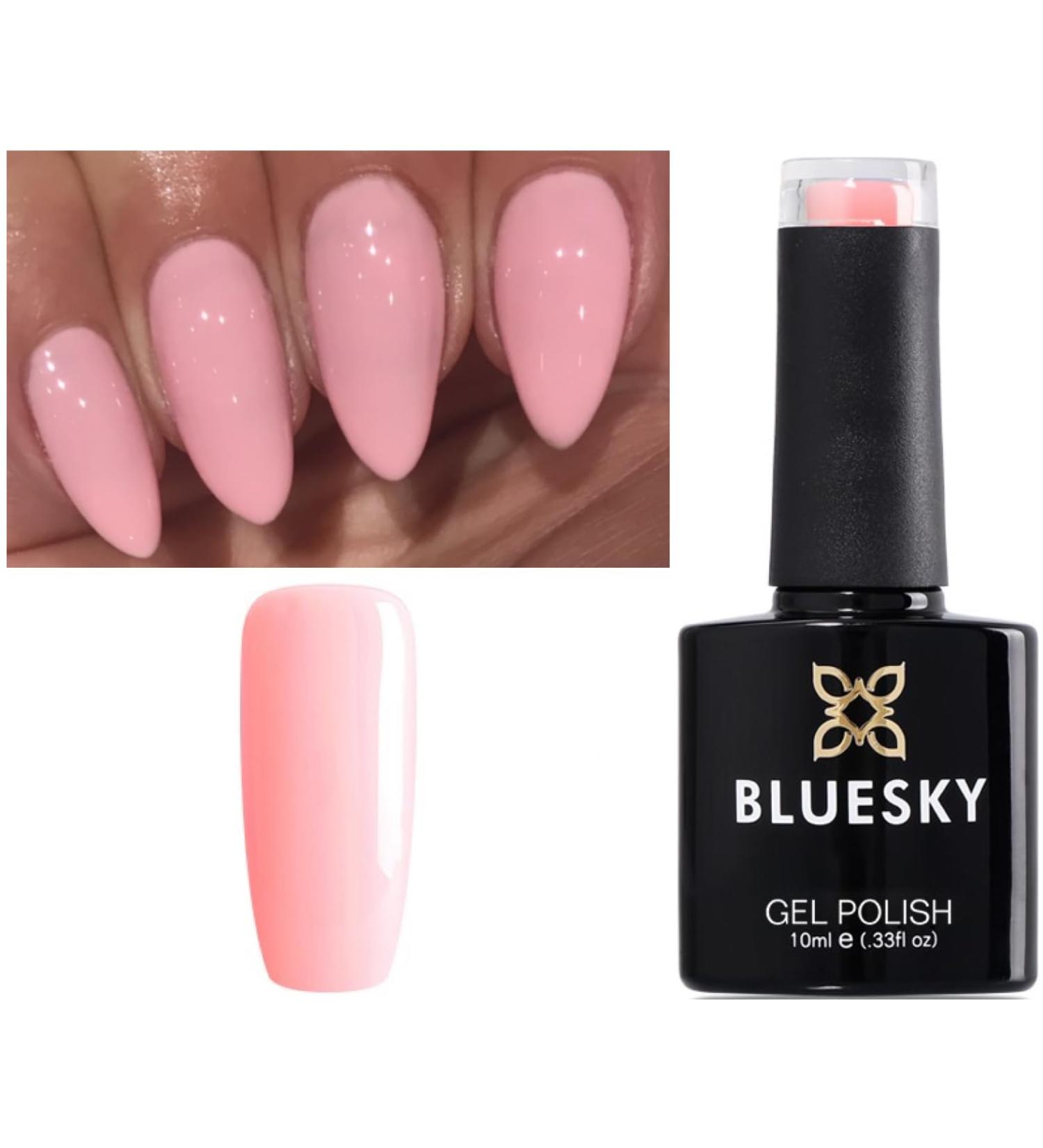 Bluesky Nail Gel Polish PINK Be Demure Pink Light Flirtation 80622 UV LED Soak Off 10ml - Buy Online on GoSupps.com