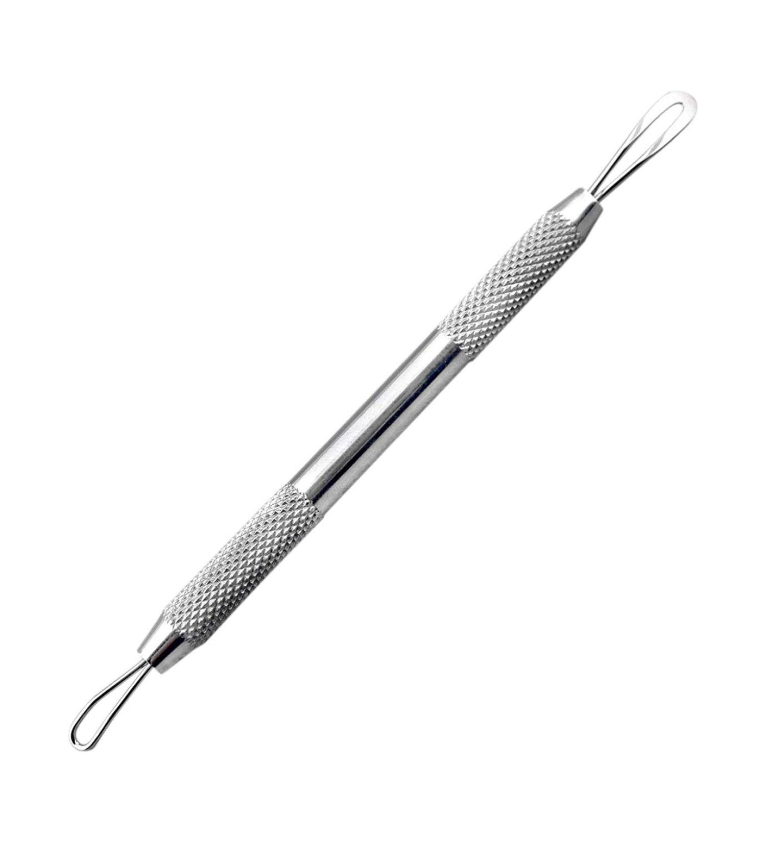The Body Tools Professional Blackheads Whiteheads Remover Extractor Facial Tool -Flat and Round Stainless Steel Wired Ends - Polished Round Edges Reduce Pain Easy to Use - Buy Online on GoSupps.com