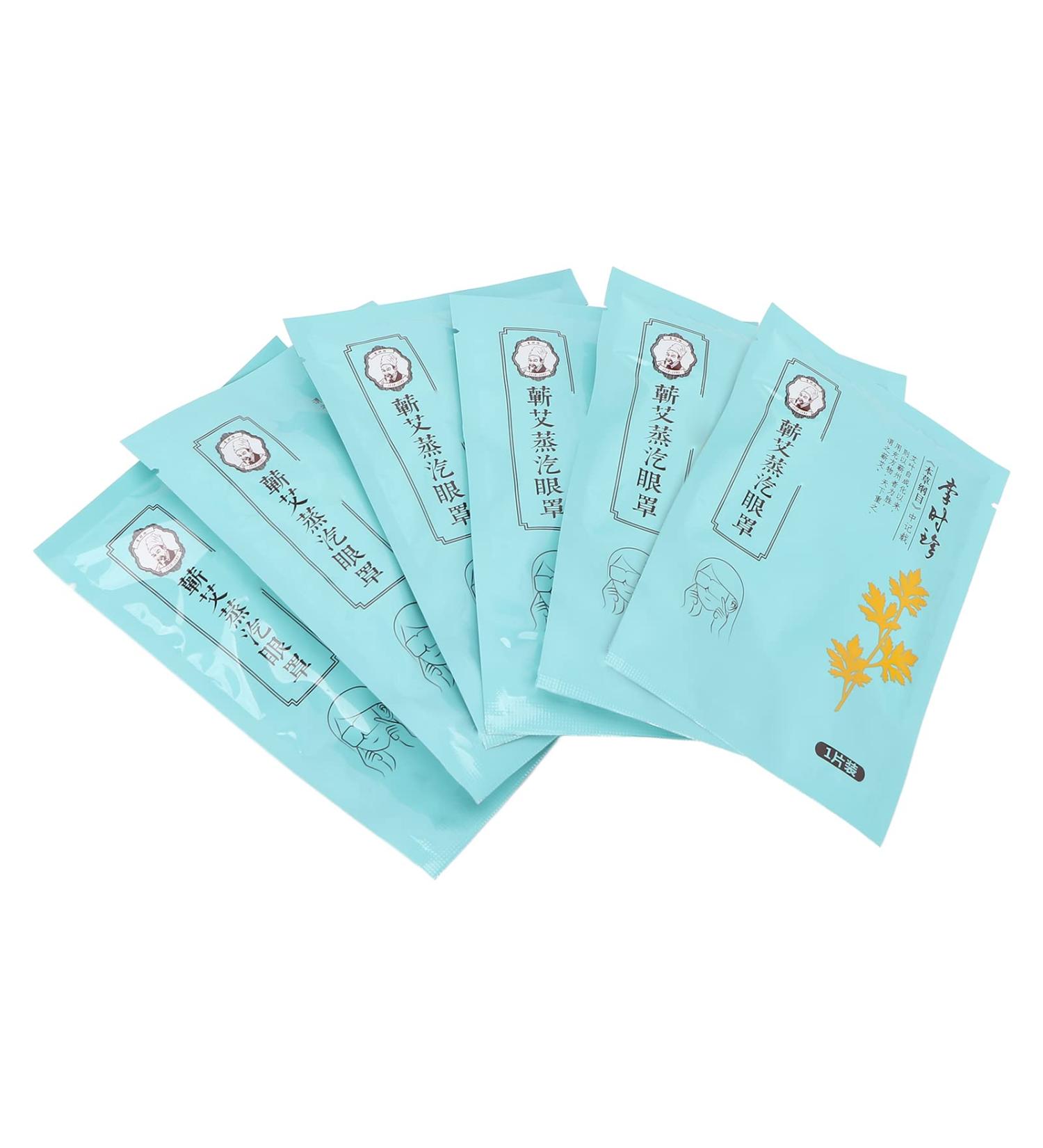 6 Pcs Steam Eye Mask for Dark Circles & Puffiness - Self-Heating, Disposable Eye Masks for Relaxation & Fatigue Relief - Buy Online on GoSupps.com