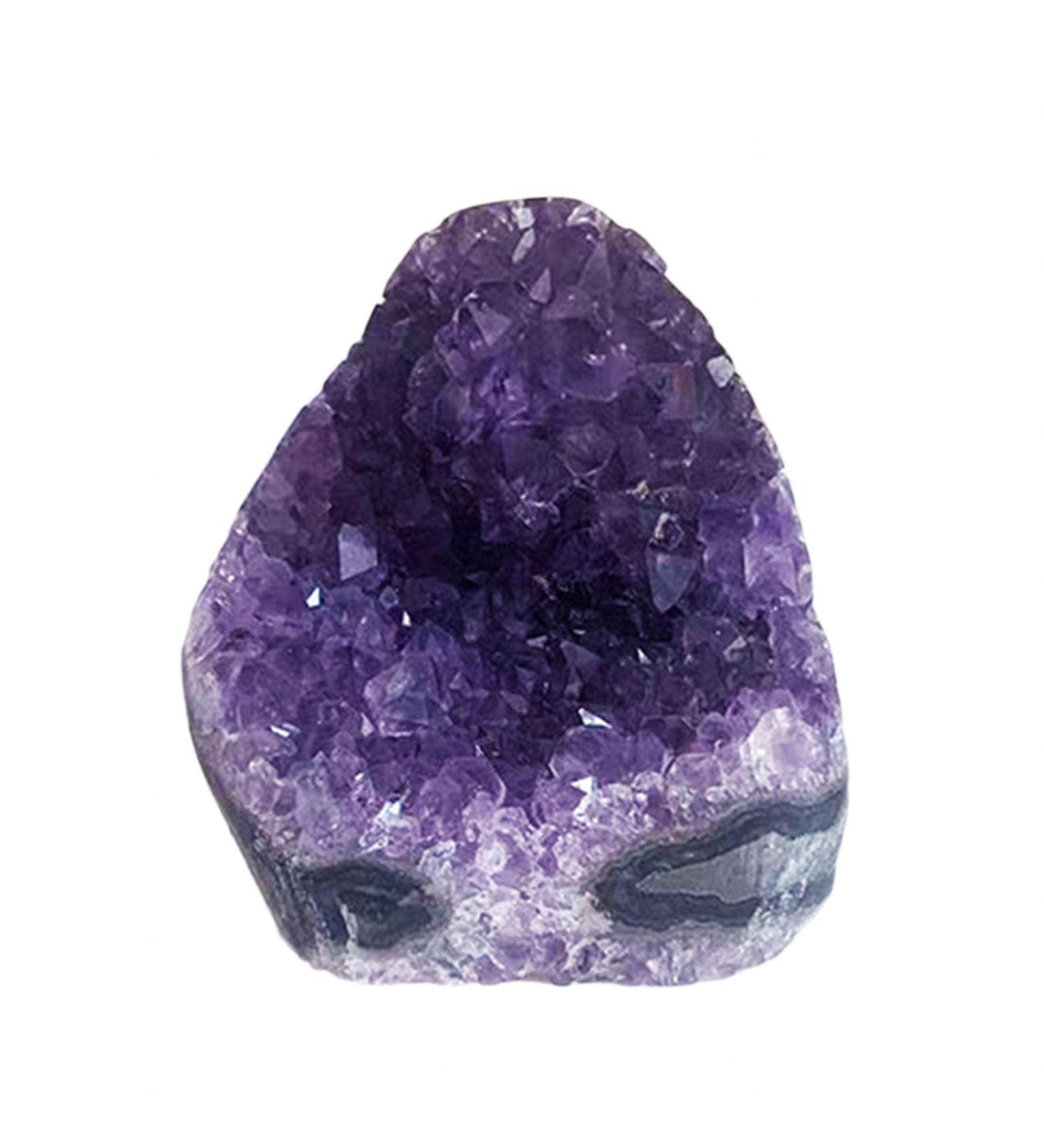 Natural Crystal Rough Natural Amethyst Crystal Cluster Rock Crystal Quartz Cluster Amethyst Gemstone Specimen Raw Druzy Geode Quartz Stone Figurine for Reiki Home Decoration 1kg (Size : 1.2kg) - Buy Online on GoSupps.com