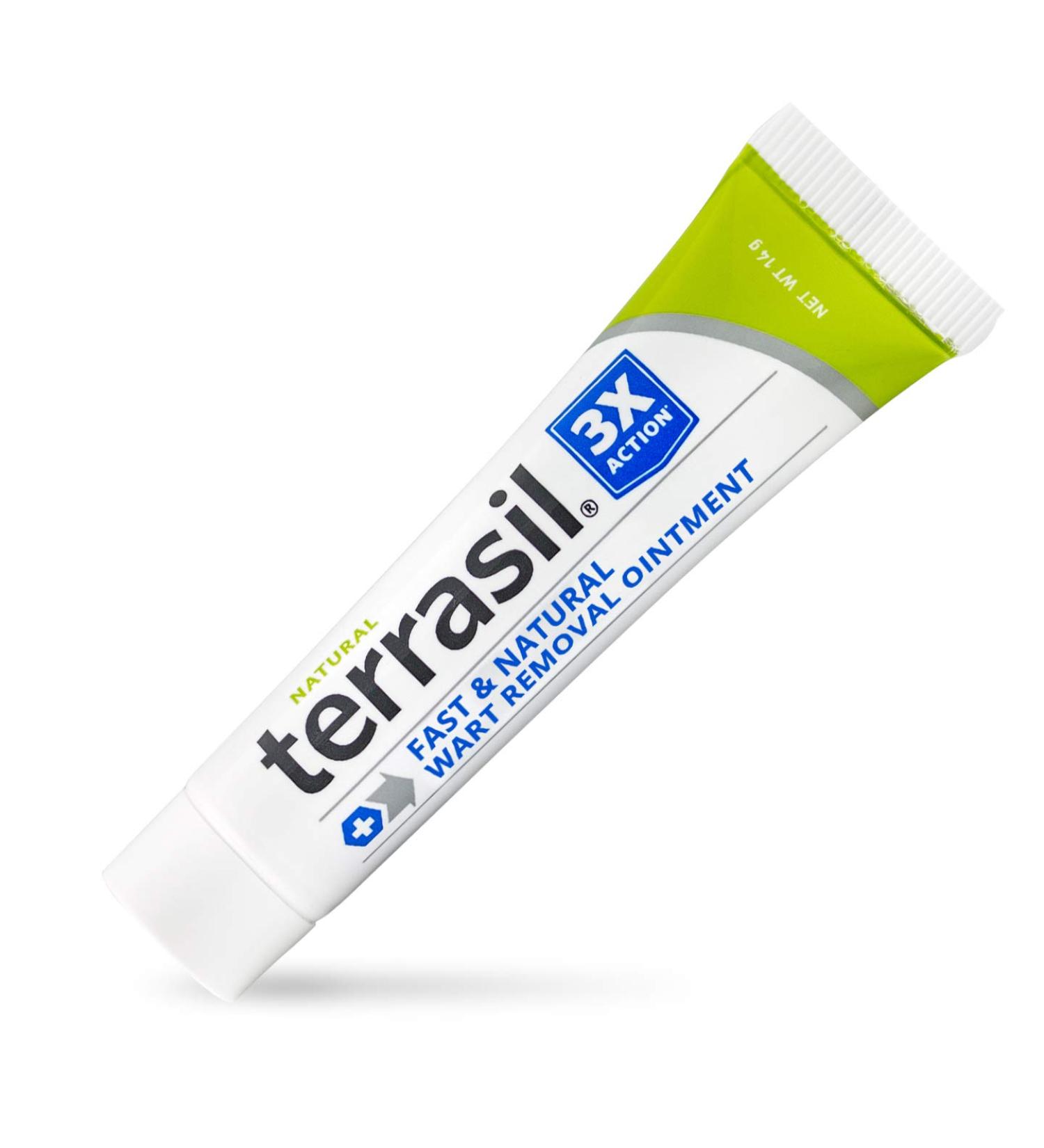 Wart Remover by Terrasil - Safe & Pain-Free Treatment for Plantar, Genital, and Facial Warts - Salicylic Acid-Free Formula - 14gm - Buy Online on GoSupps.com