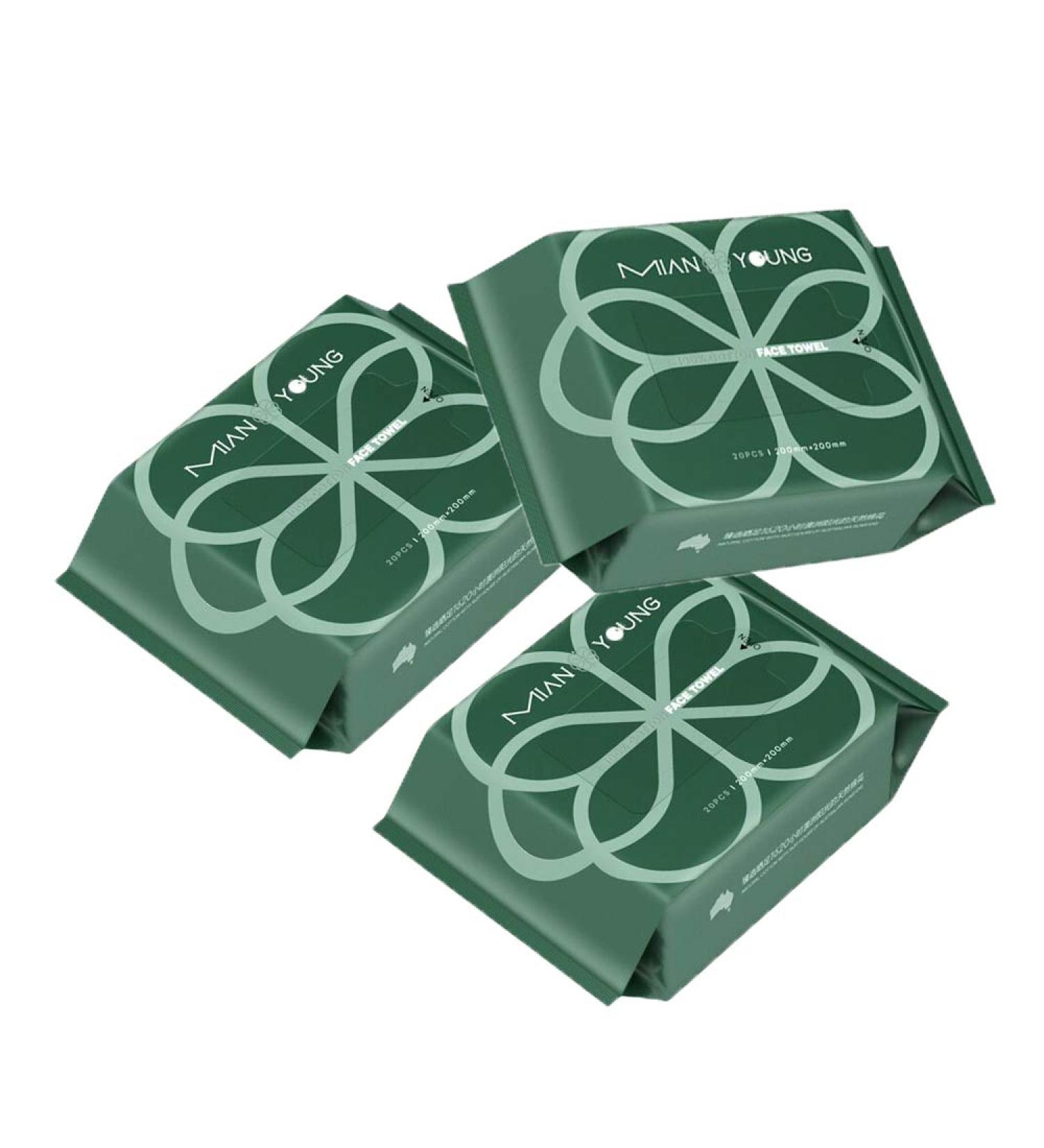 Buy Bavarian Thicker Disposable Face Cloth - 100% Pure Cotton Soft & Gentle Towels for Sensitive Skin (3-Pack) | Portable Wet & Dry Wash Towels - International Shipping Available - Buy Online on GoSupps.com