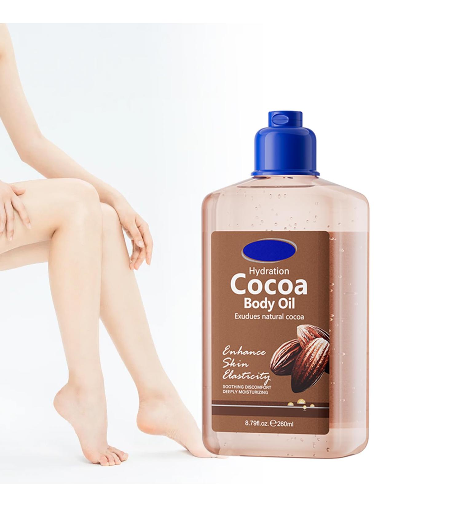 Body Oil Nourishing body oil Radiant glow for dry skin Nongreasy body care After shower for supple hydrated skin 260ml cocoa cocoa 260ml - Buy Online on GoSupps.com