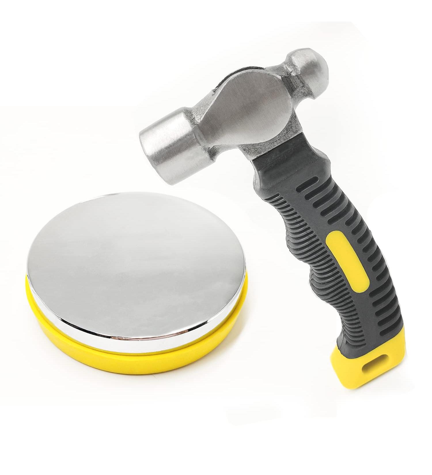 Steel Bench Block and Stamping Hammer Kit for Jewelry Making - No-Rebound Metal Block and Stamping Tools - Buy Online on GoSupps.com