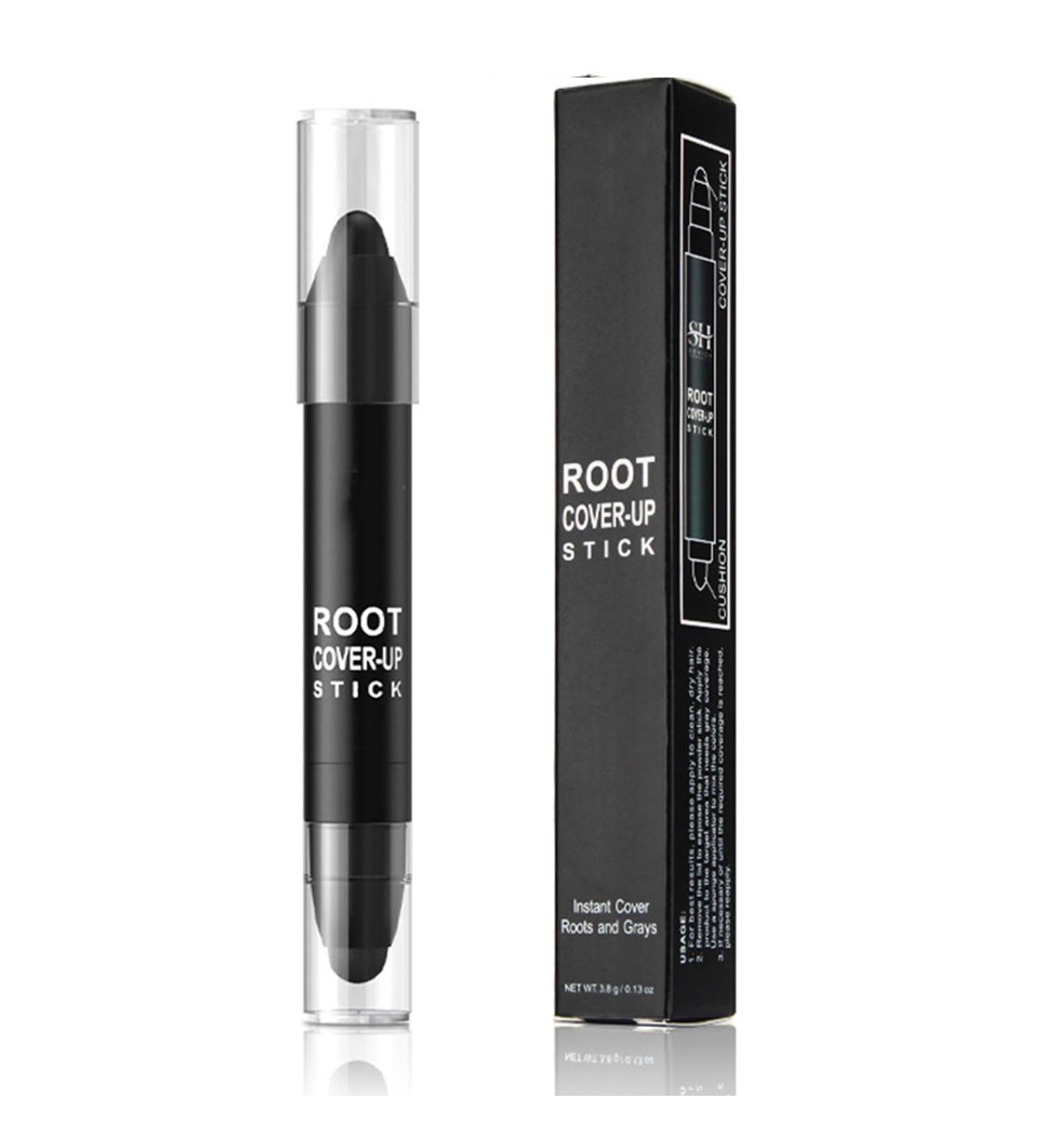 Disposable Hair Dye Stick - Instant White Hair Coverage Hair Color Pen Stick Black Root Touch Up Quick Cover Grey Hair Root Concealer for Unisex Men Women Windproof & Sweatproof (Black) - Buy Online on GoSupps.com