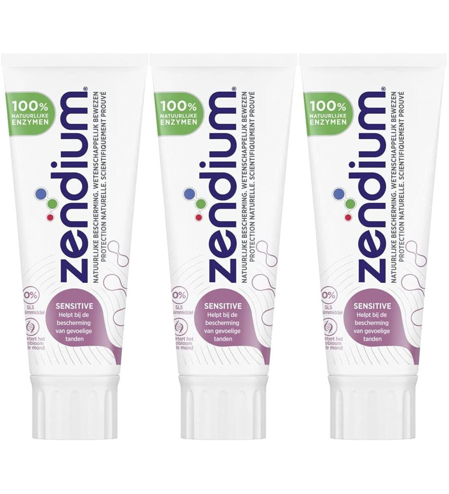 Zendium Sensitive Toothpaste 75ml pack of 3 (3x 75ml)