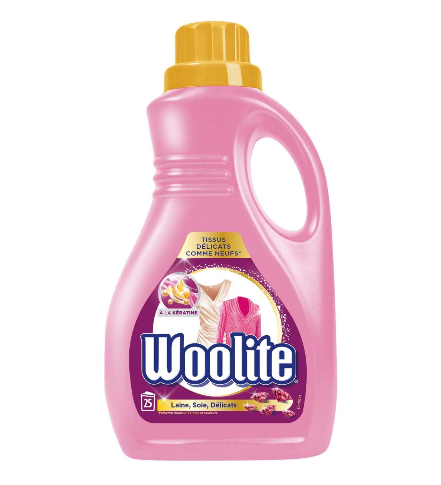 WOOLITE Pack of 5 Liquid Wool and Silk Detergents - 1.5L