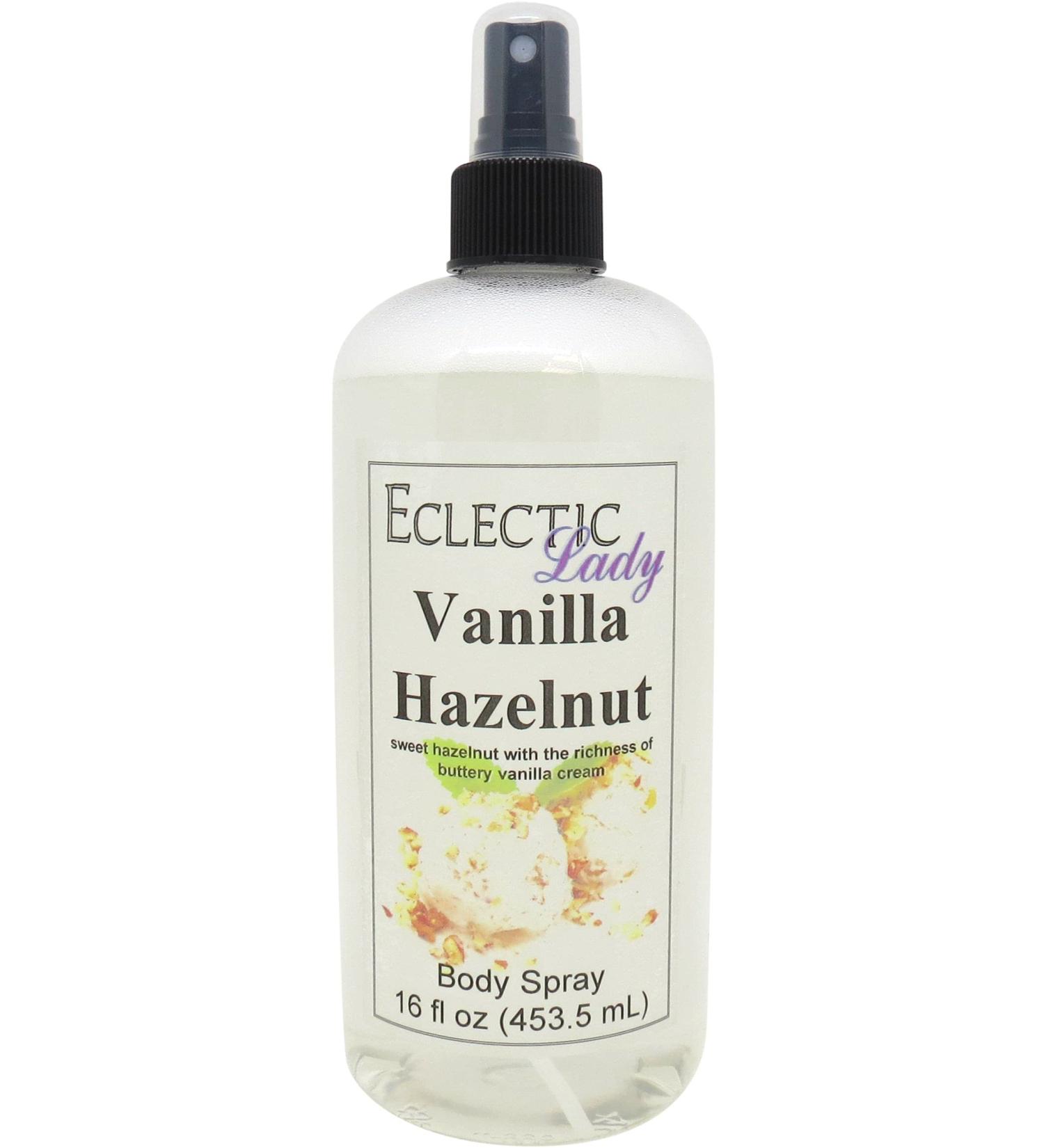 Vanilla Hazelnut Body Spray 16 ounces Body Mist for Women with Clean Light & Gentle Fragrance Long Lasting Perfume with Comforting Scent for Men & Women Cologne with Soft Subtle Aroma For Daily 16 Fluid Ounces - Buy Online on GoSupps.com