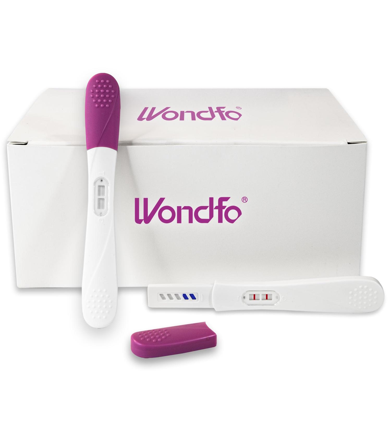 Wondfo Pregnancy Test Sticks 25 Pack - Rapid Detection Midstream Get One Step HCG Urine Test Result at Home - Get your HCG Result in 5 Seconds 25 count (Pack of 1) - Buy Online on GoSupps.com