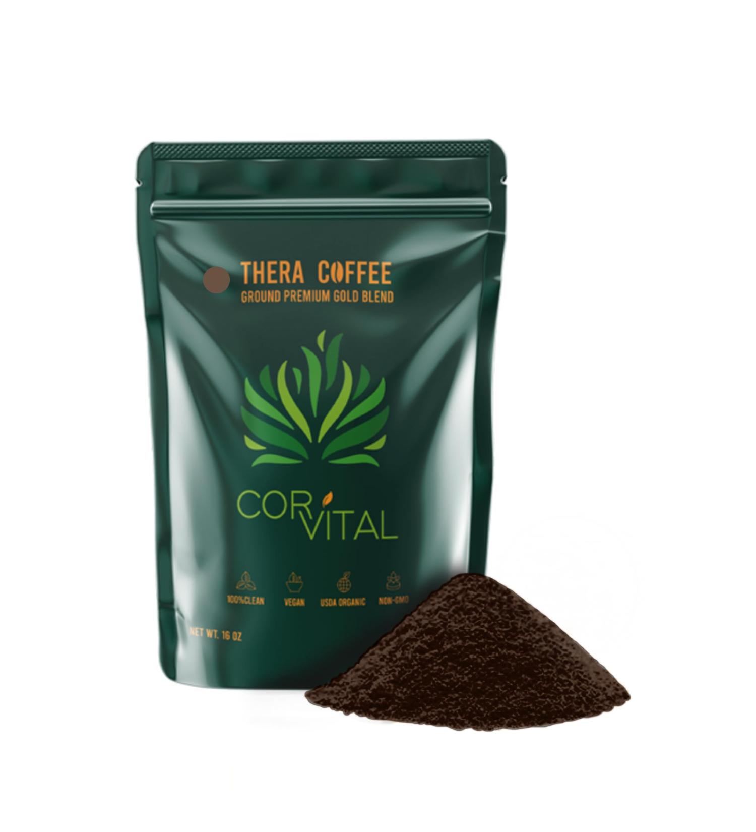 Cor-Vital Coffee Enema 1 LB- Organic Dark Roast Best Organic Coffee GersonApproved Therapy - Buy Online on GoSupps.com