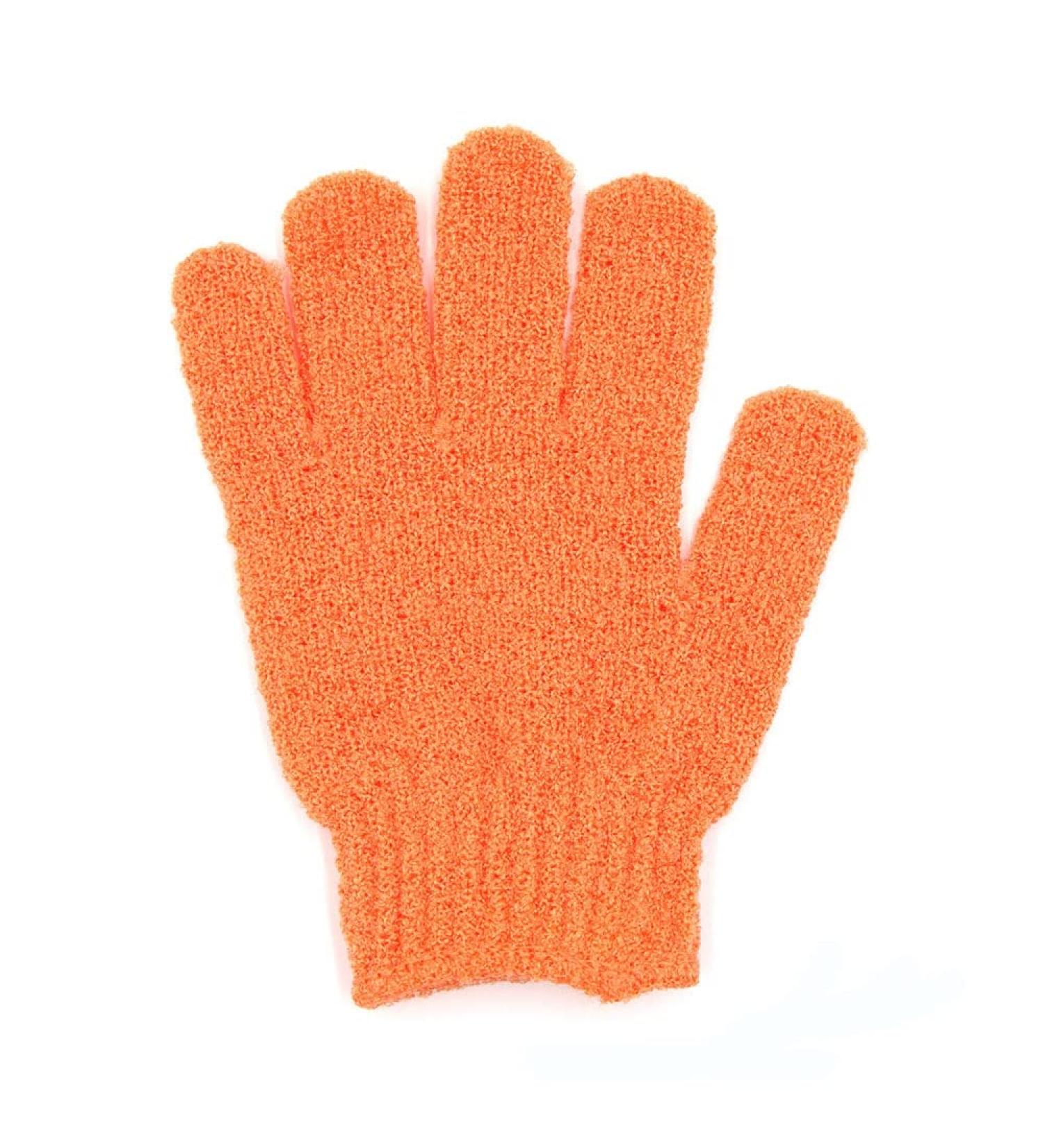 HUFFA Microfiber Hair Drying Gloves for Ladies - Quick-Dry Absorbent Wiping Towel - 1 Pair in Orange - Buy Online on GoSupps.com