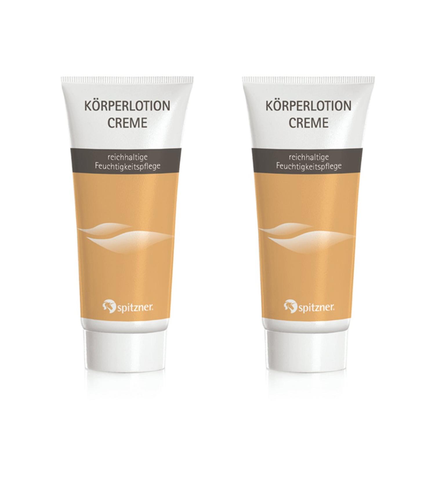 Spitzner Savings Package: Vegan Body Lotion Cream (2x200ml) - Nourishing & Relaxing Care for Normal Skin - Buy Online on GoSupps.com