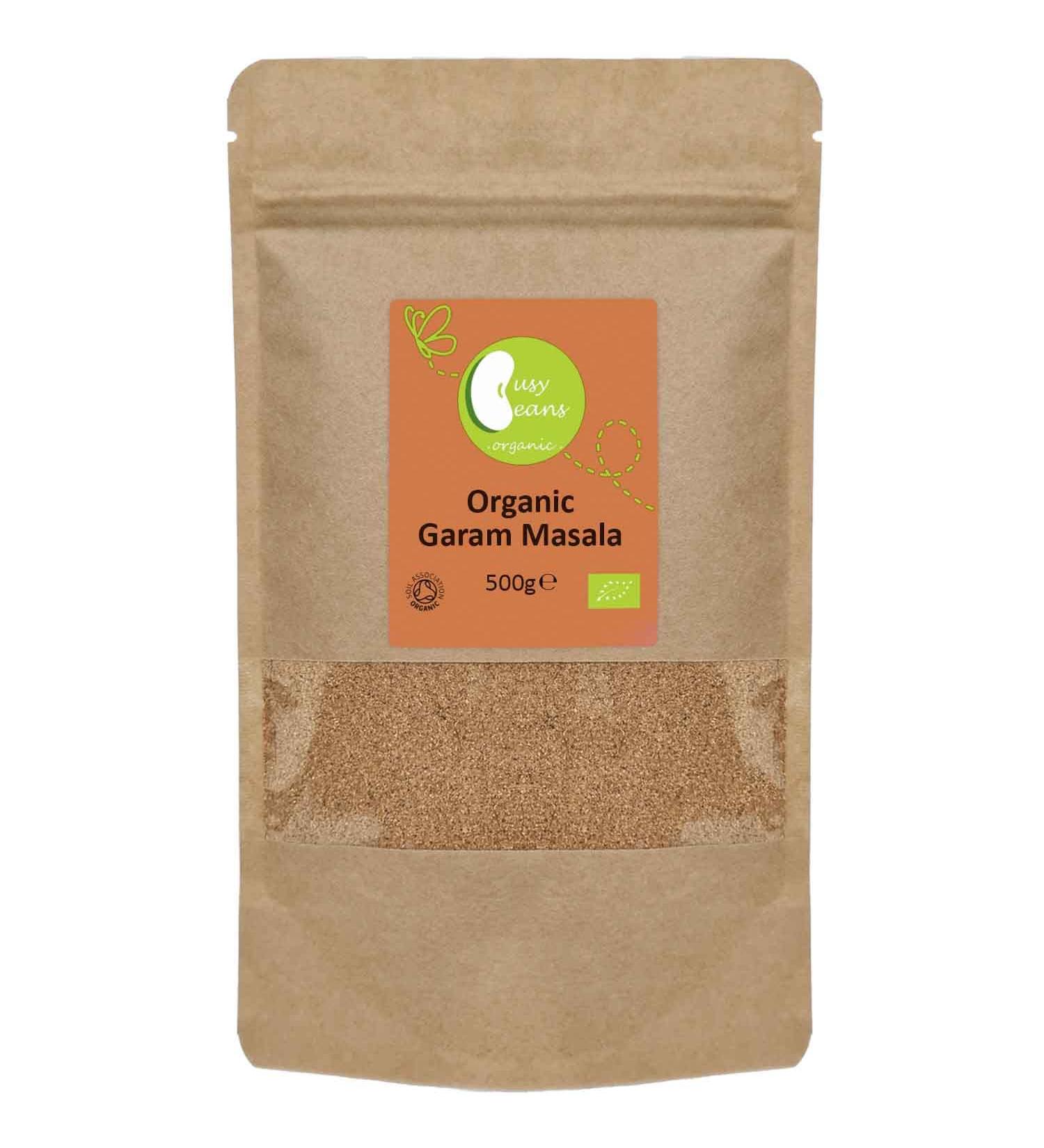 Certified Organic Garam Masala 500g by Busy Beans Organic - Buy Online on GoSupps.com