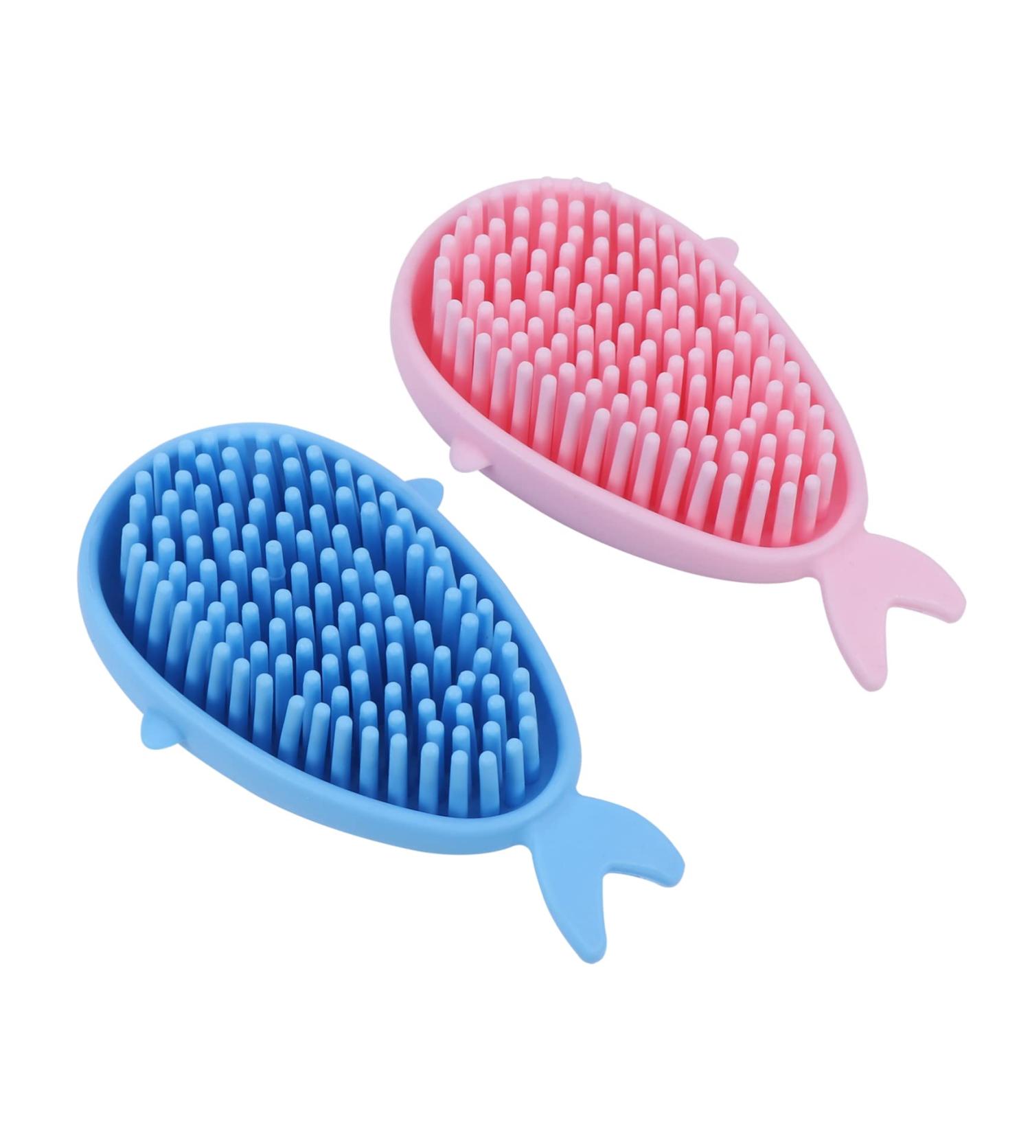 GAFOKI Baby Shampoo Brush Set - Newborn Hair Washing Tool with Scalp Exfoliator, Cartoon Whale Design for Gentle Bath Time - Buy Online on GoSupps.com