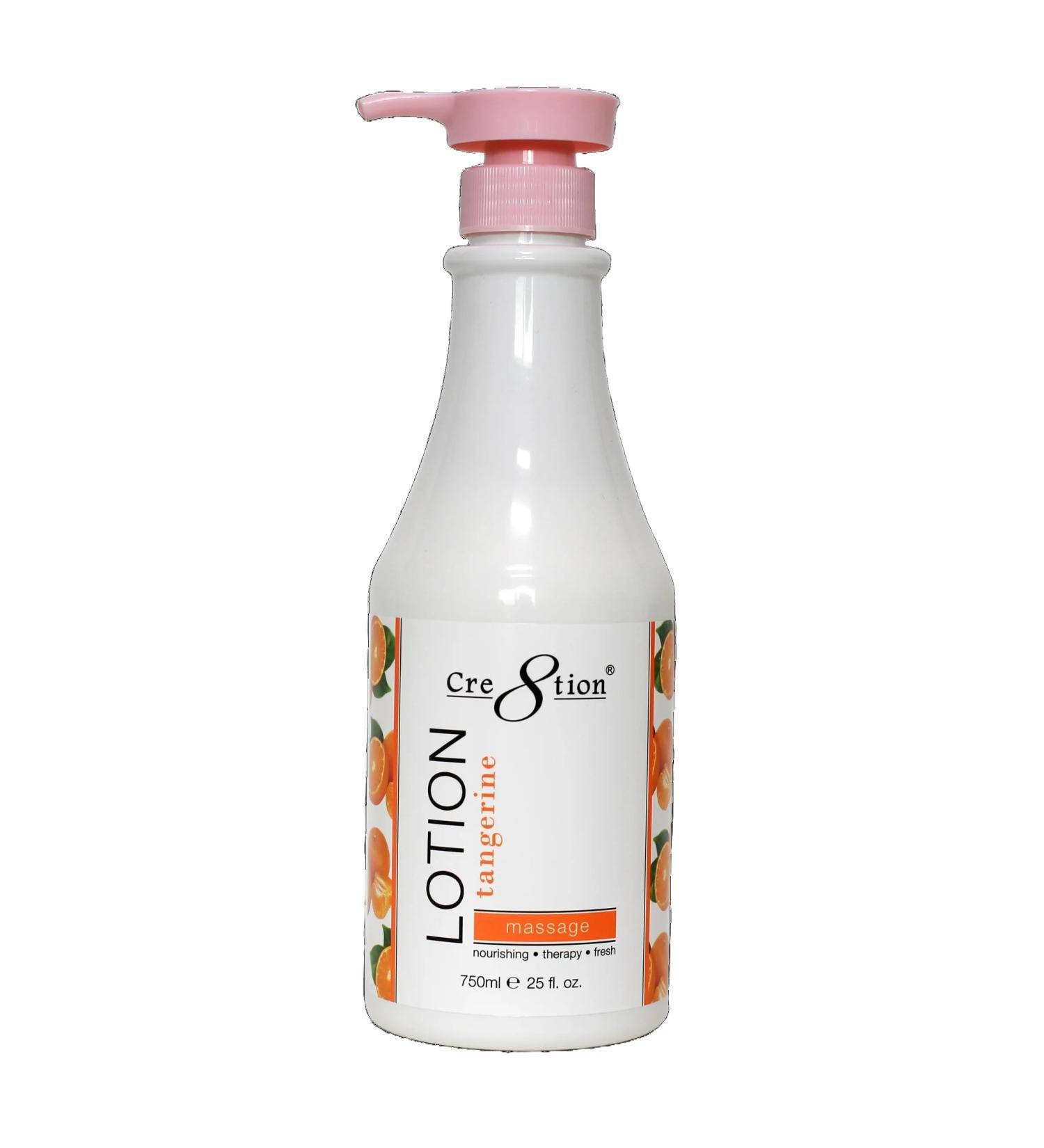 Cre8tion Vitamin C Spa Hand & Body Lotion with Tangerine - Nourishing Moisturizer for Men & Women | 750 ml | Made in Korea - Hydrates Dry Skin Prevents Flaking - Buy Online on GoSupps.com