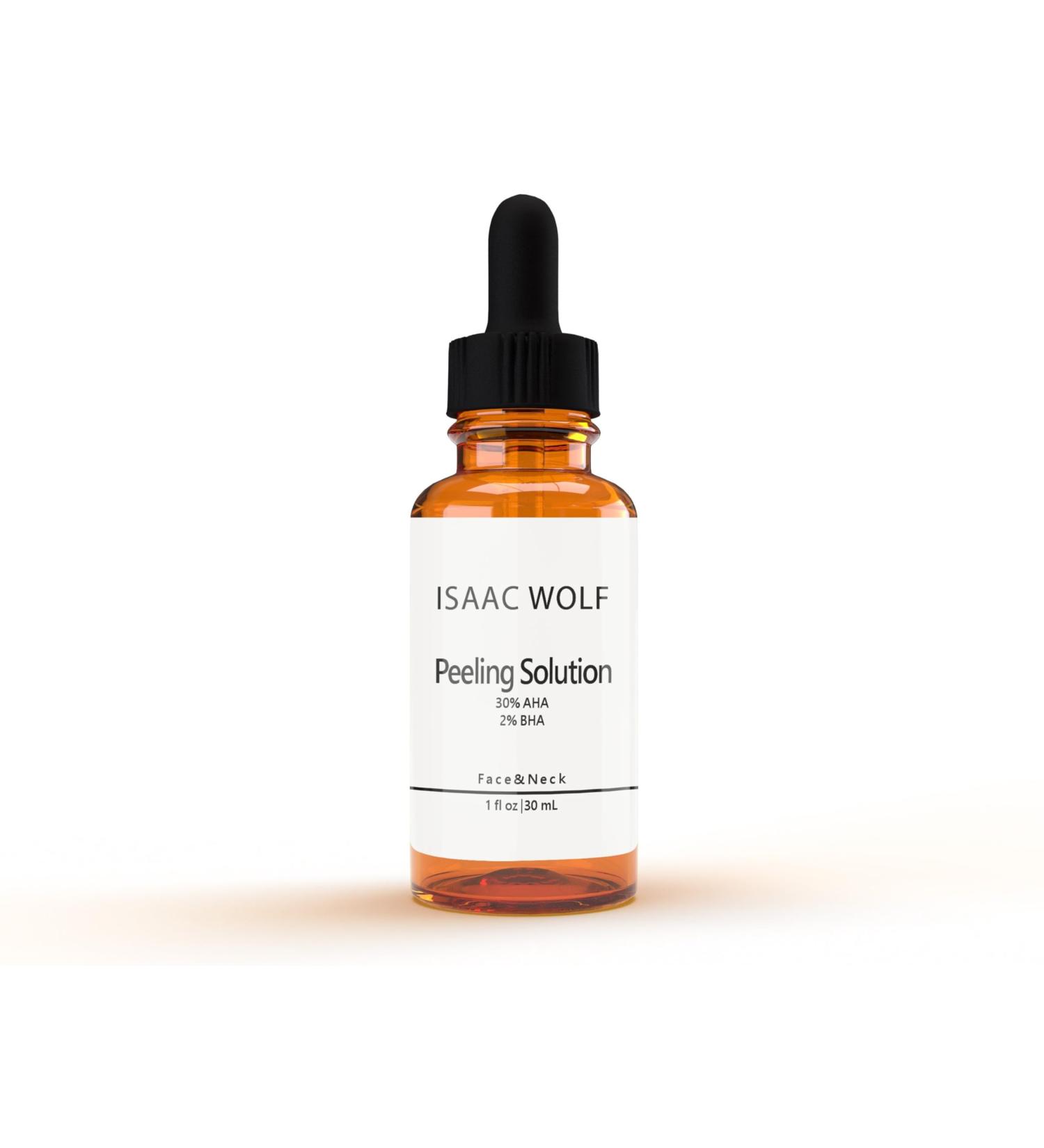 ISAAC WOLF Peeling Solution - Anti-Aging Face Serum 1oz/30ml | International Shipping Available - Buy Online on GoSupps.com