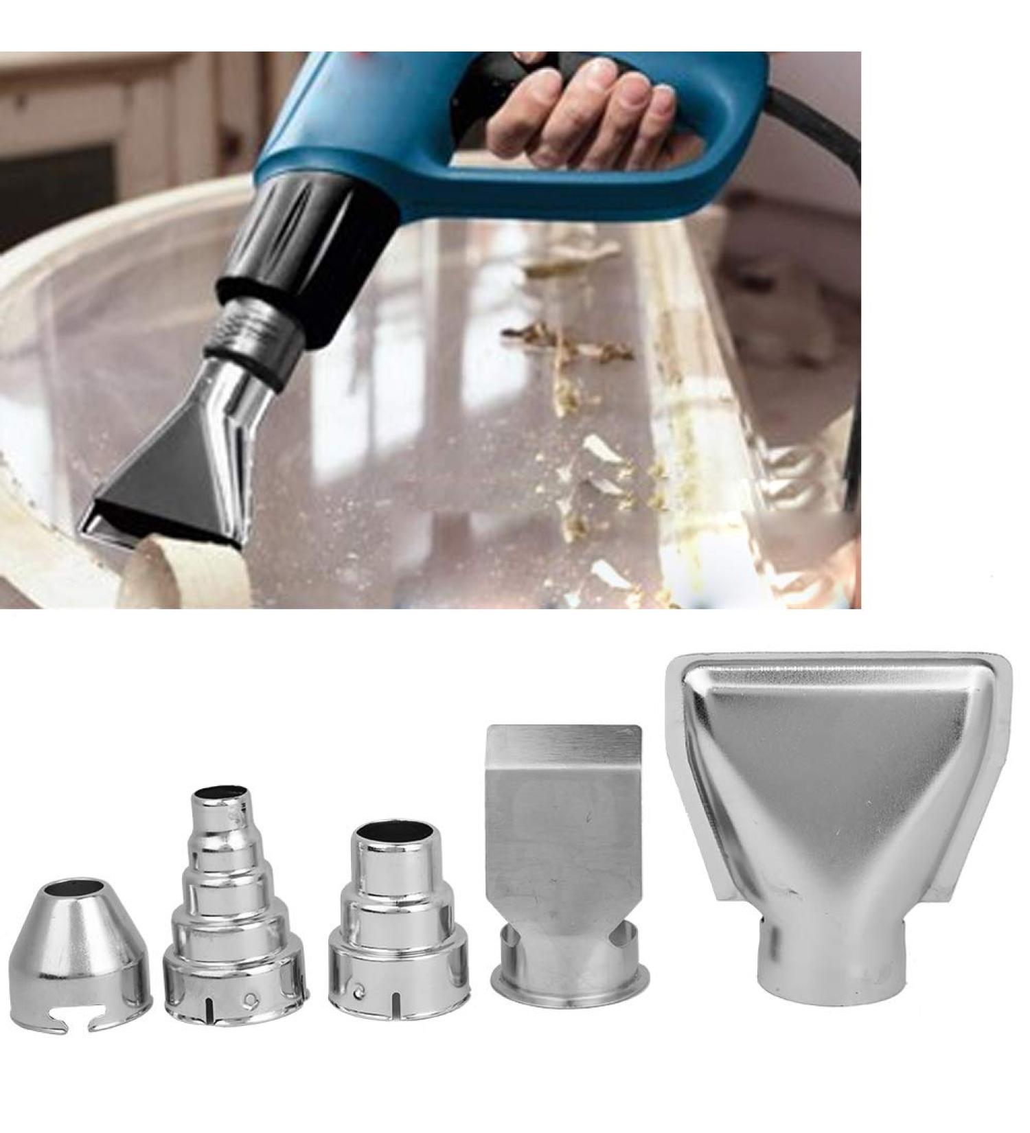 Heat H Dryer5Pcs Set Stainl Steel Hot Nozzles Heat Blower Aries - Buy Online on GoSupps.com