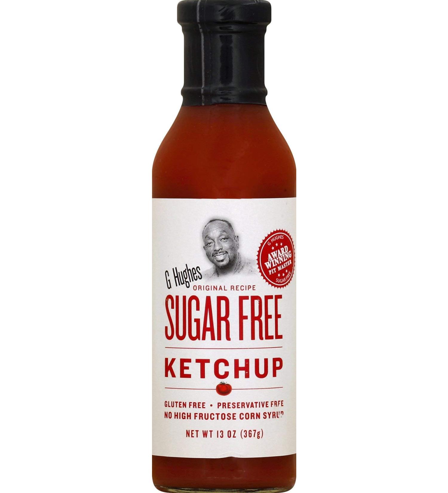 G Hughes Sugar Free Ketchup, 13 oz, Set of 3